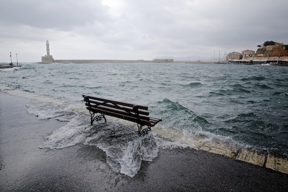 Lynn Savarese – “Sea Spray, Crete” (2015), 16 x 20, Courtesy of Umbrella Arts
