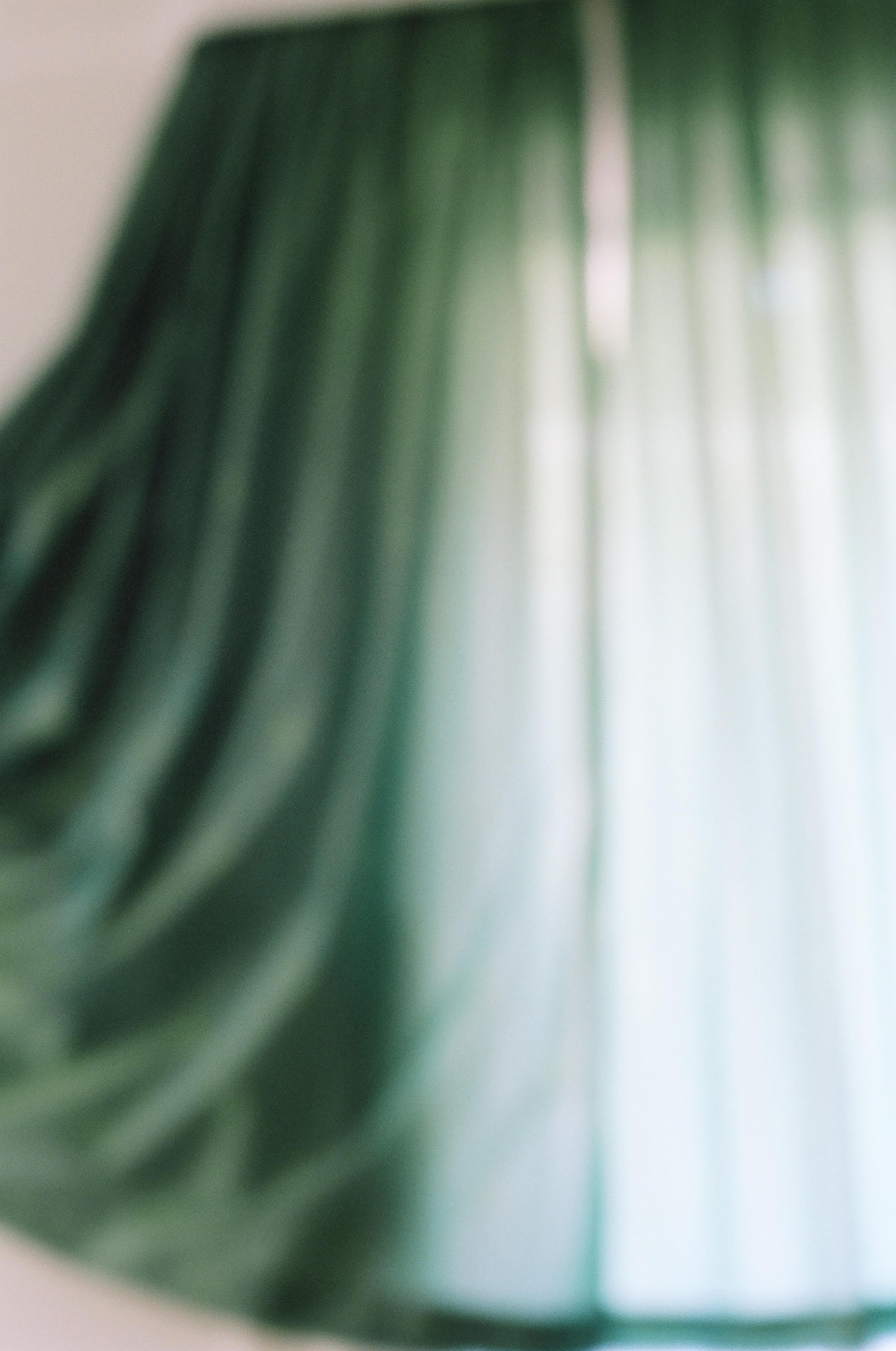 Maxine Henryson, June breeze in green curtain , Naples, Italy , 2012, Archival pigment print, 54 x 36 inches
