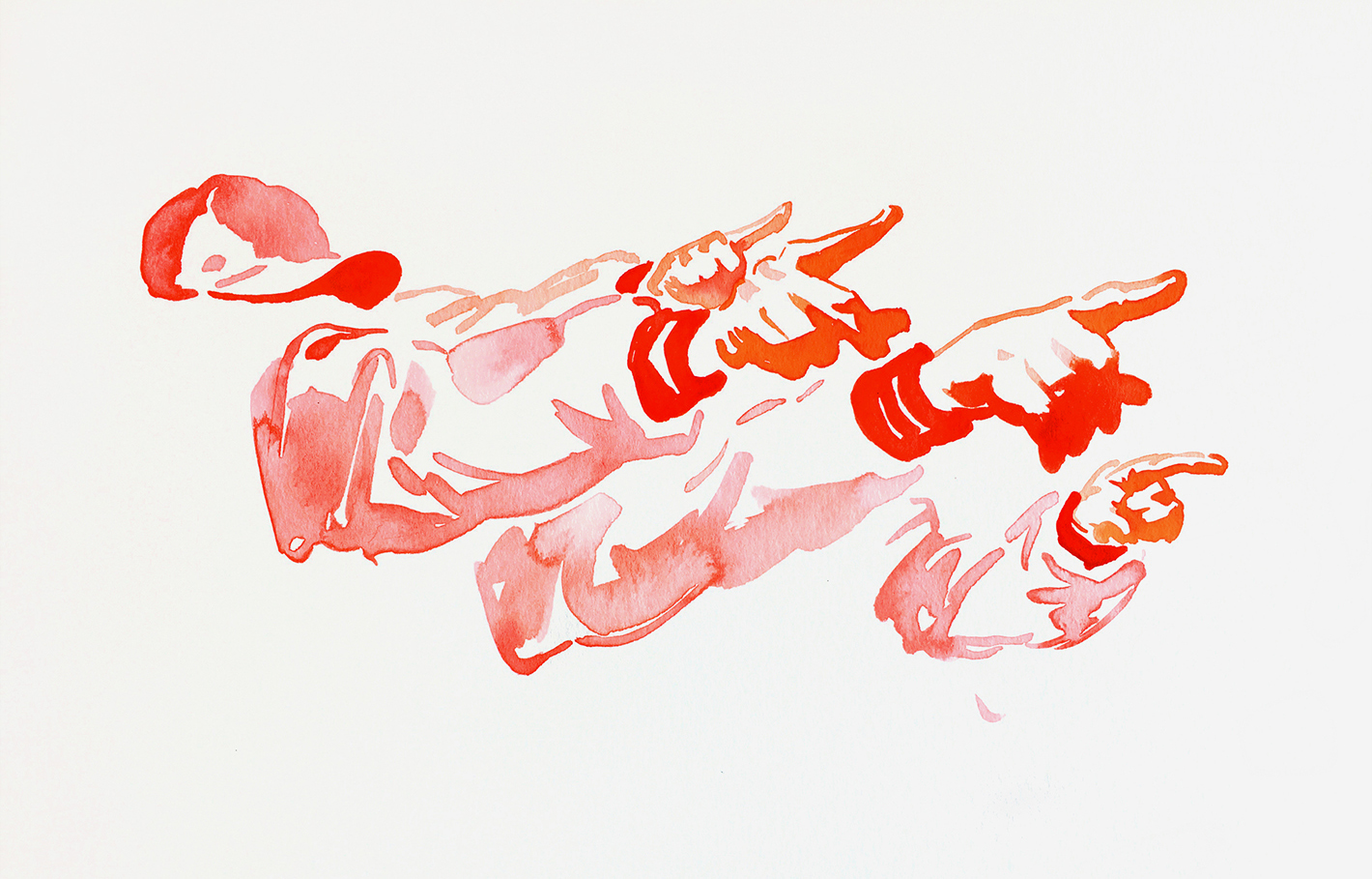 Slinko, AMERICAagh! , 2016, Ink on paper