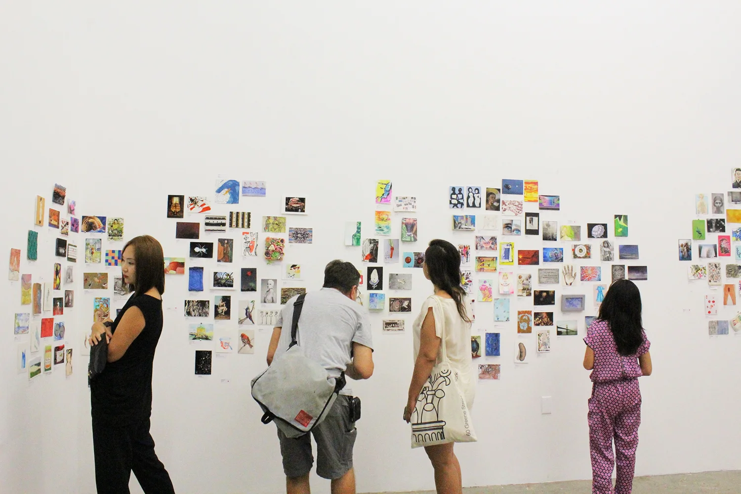 Opening reception of Wish You Were Here 15 at Interstate Projects, Summer 2016 