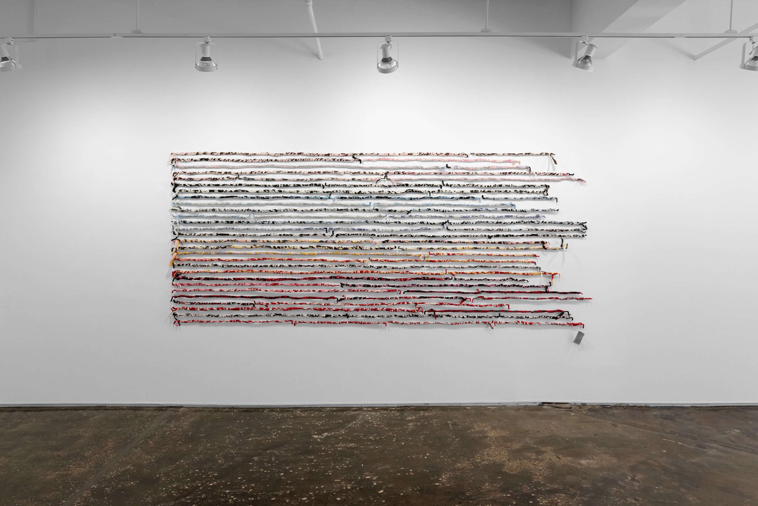 Installation View: Year In , 2017-18, 56 x 132 in.