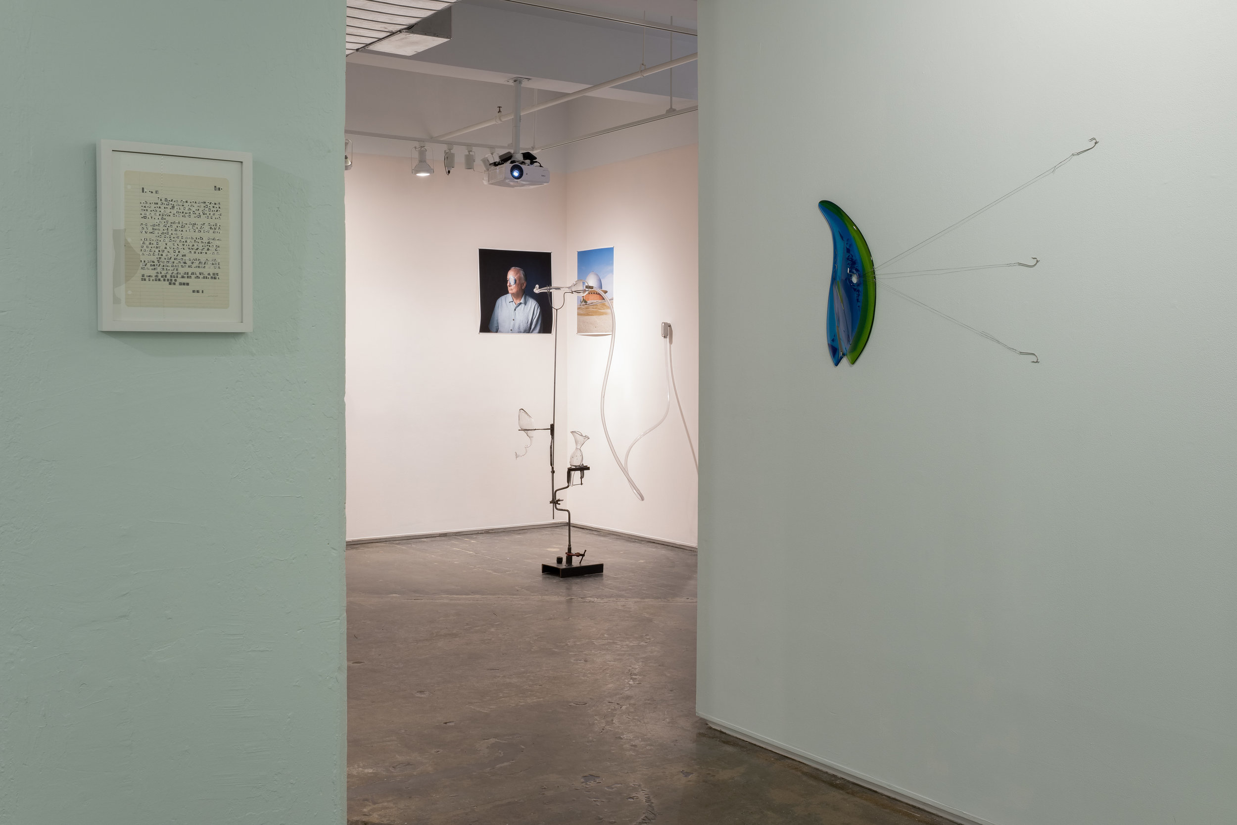  Installation view of  Let’s try listening again  