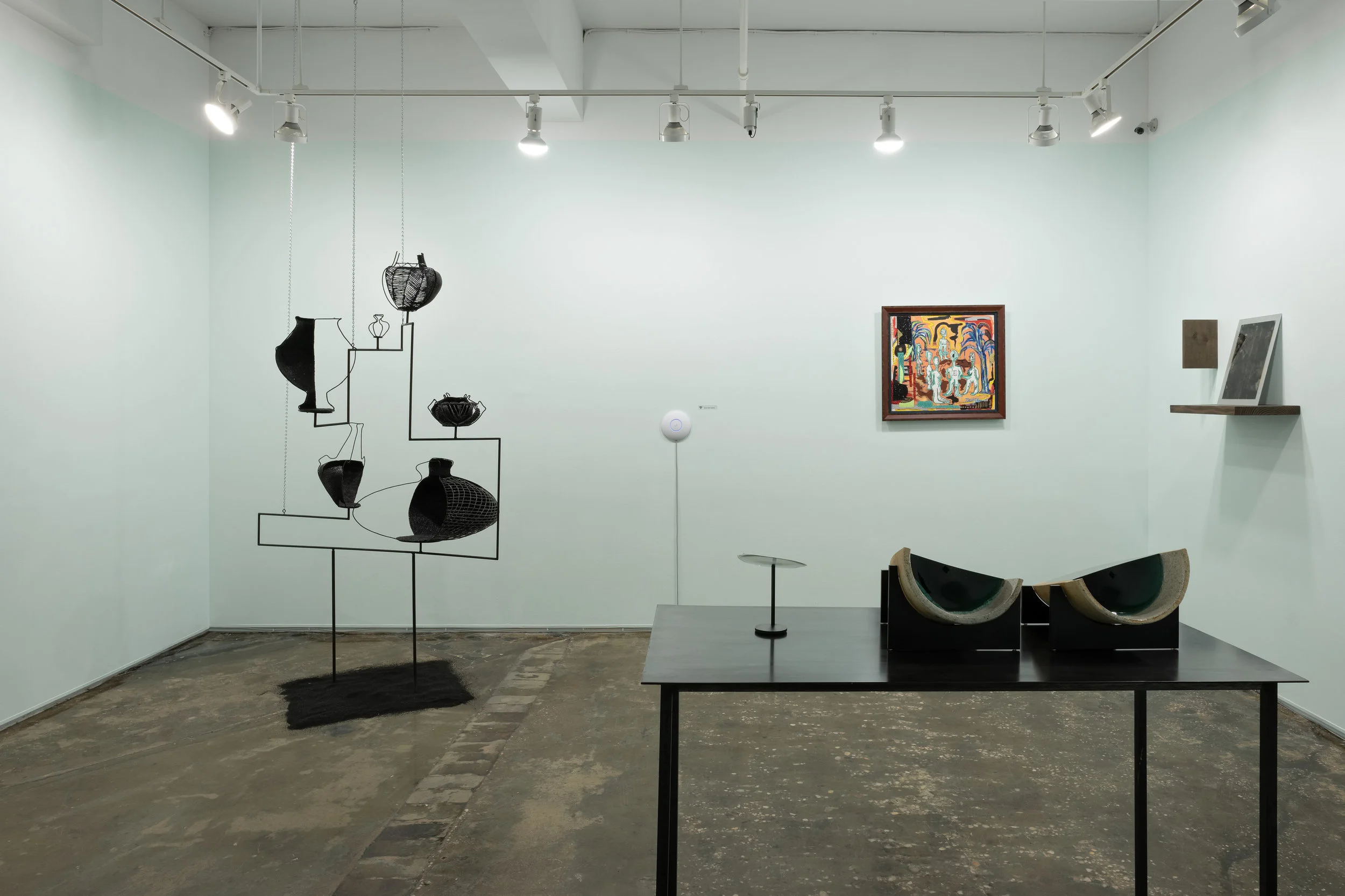 Installation view of Let’s try listening again