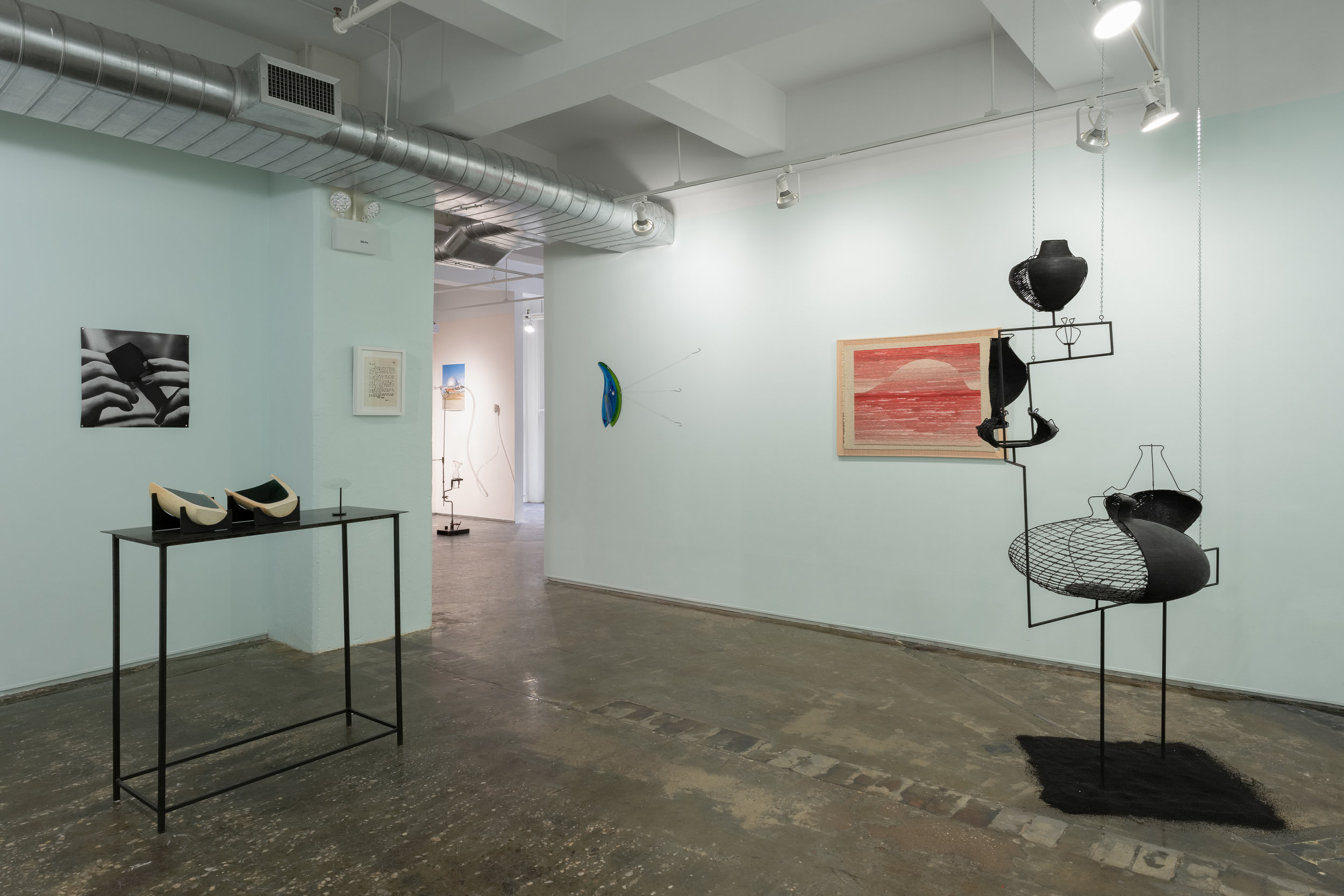  Installation view of  Let’s try listening again  