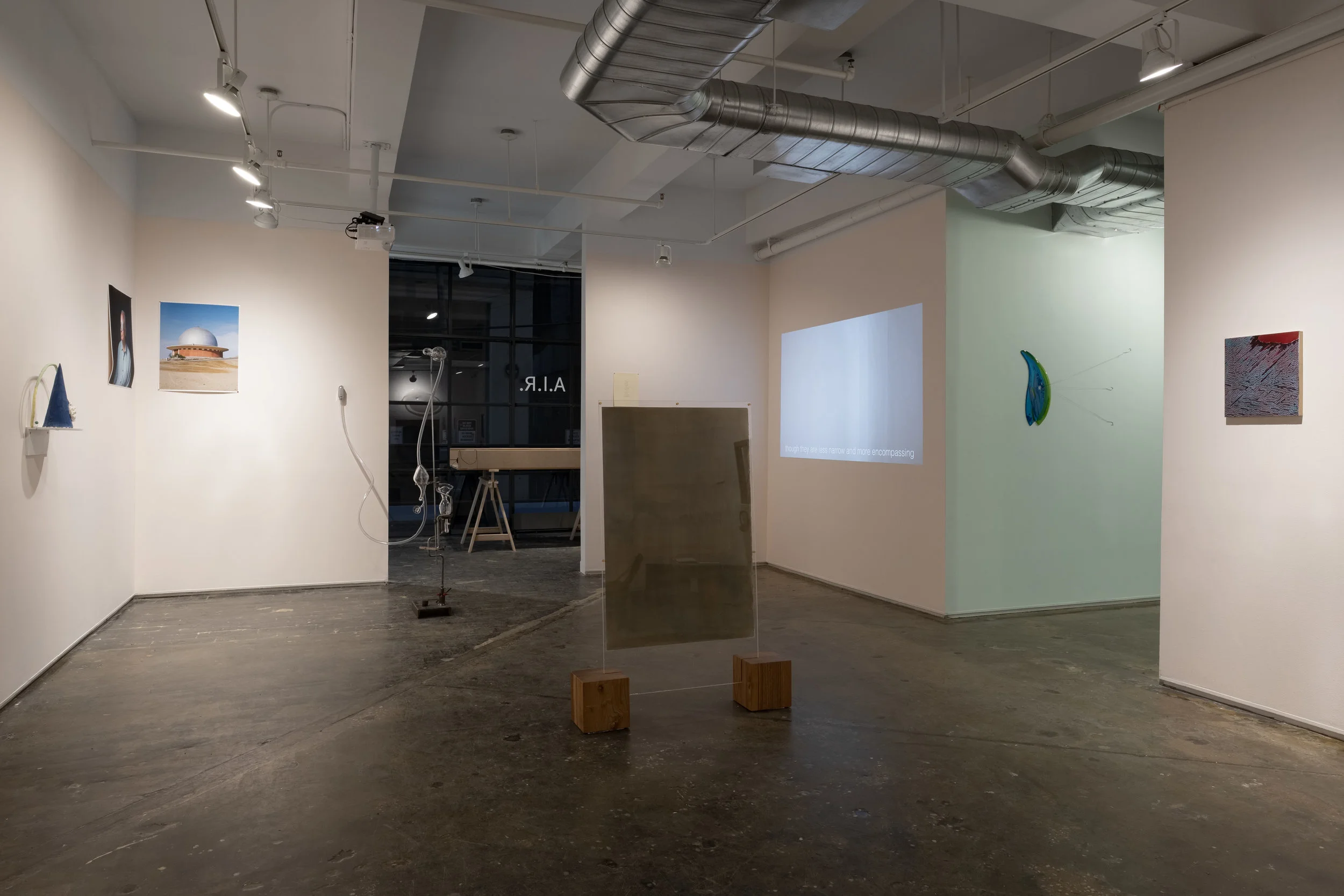 Installation view of Let’s try listening again