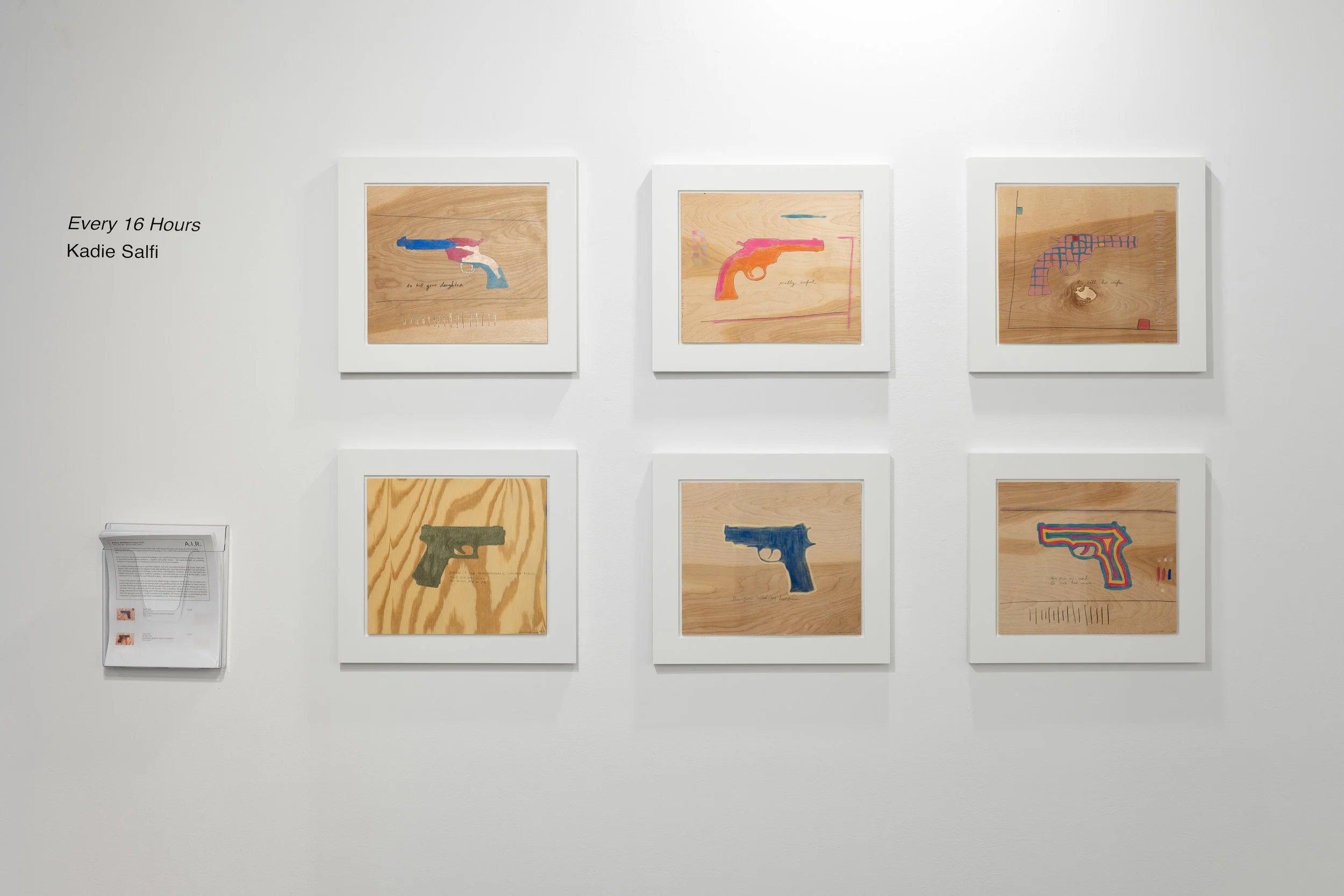 Installation view of Every 16 Hours