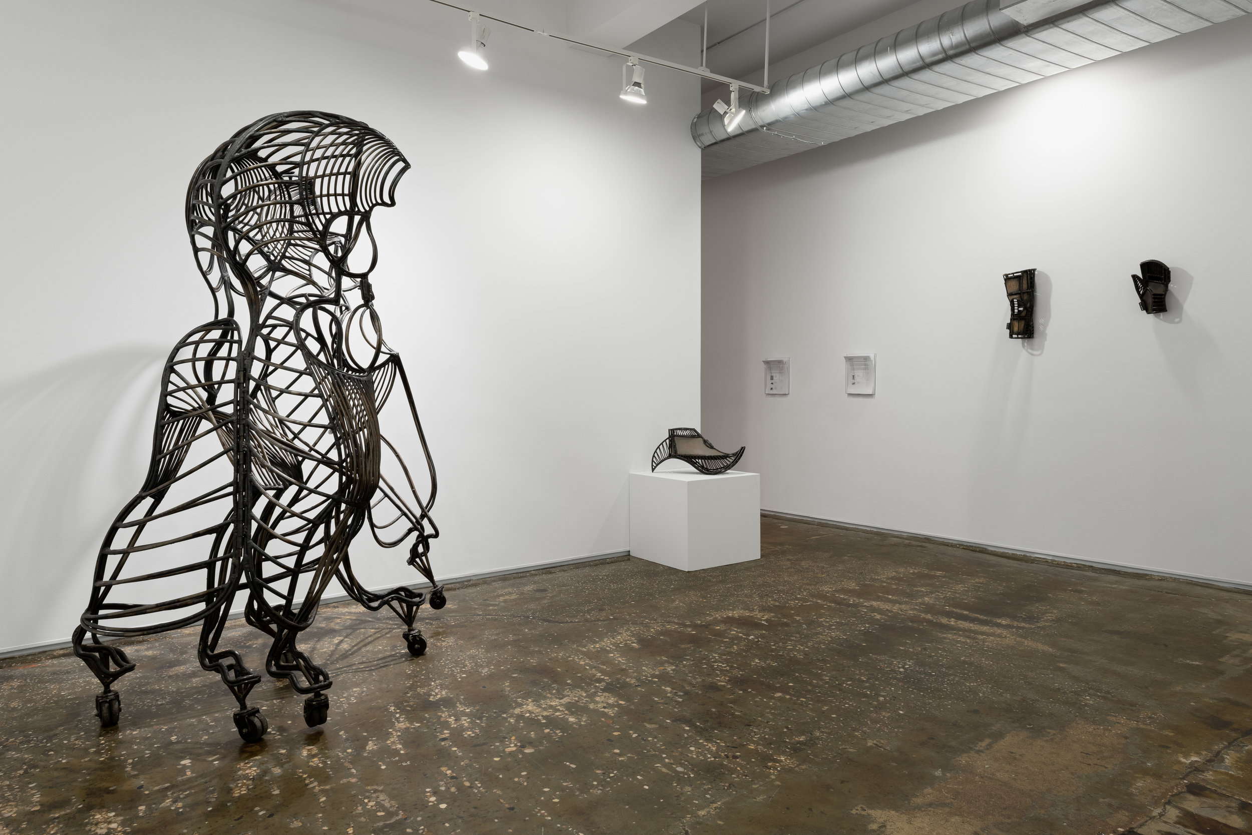 Installation view of At/Against Our Will. Photo by Sebastian Bach.