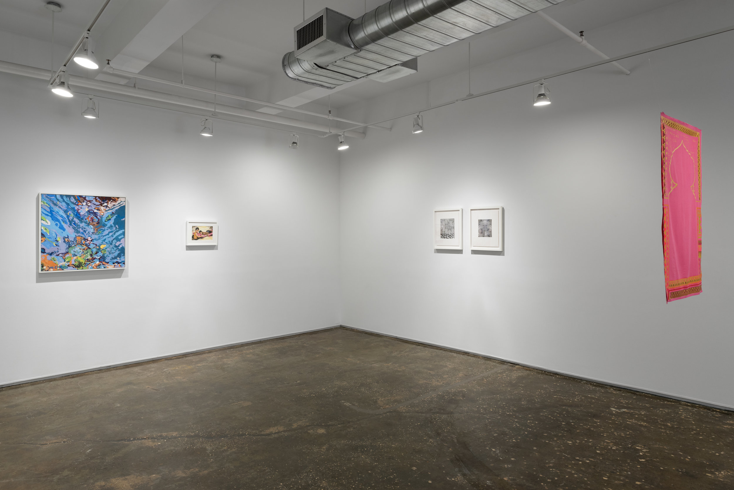  Installation view of  Active directions of the mind . Photo by Sebastian Bach. 