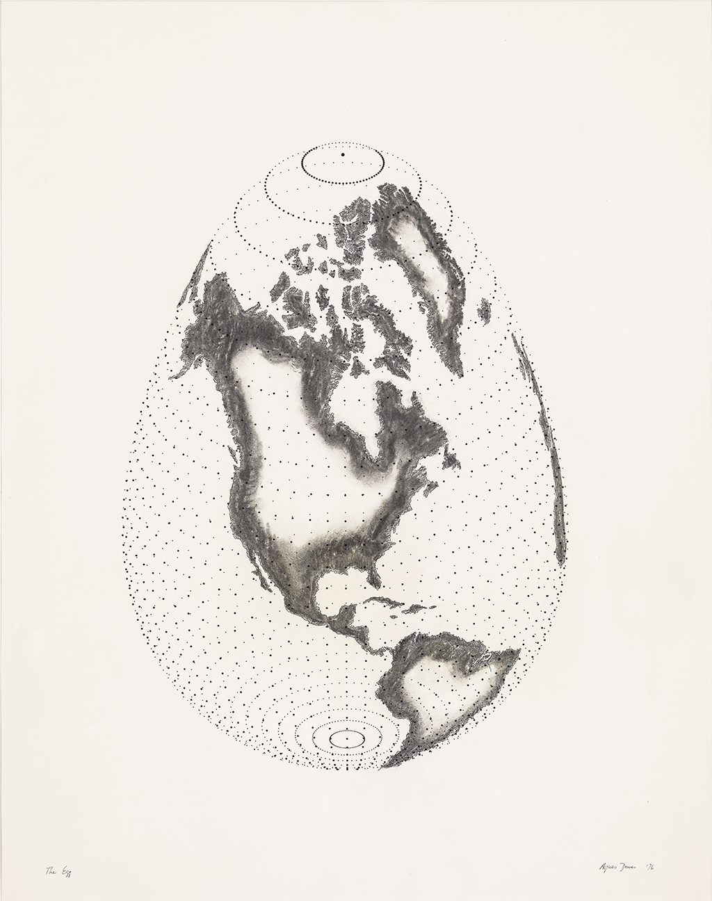 Isometric Systems in Isotropic Space—Map Projections: The Egg