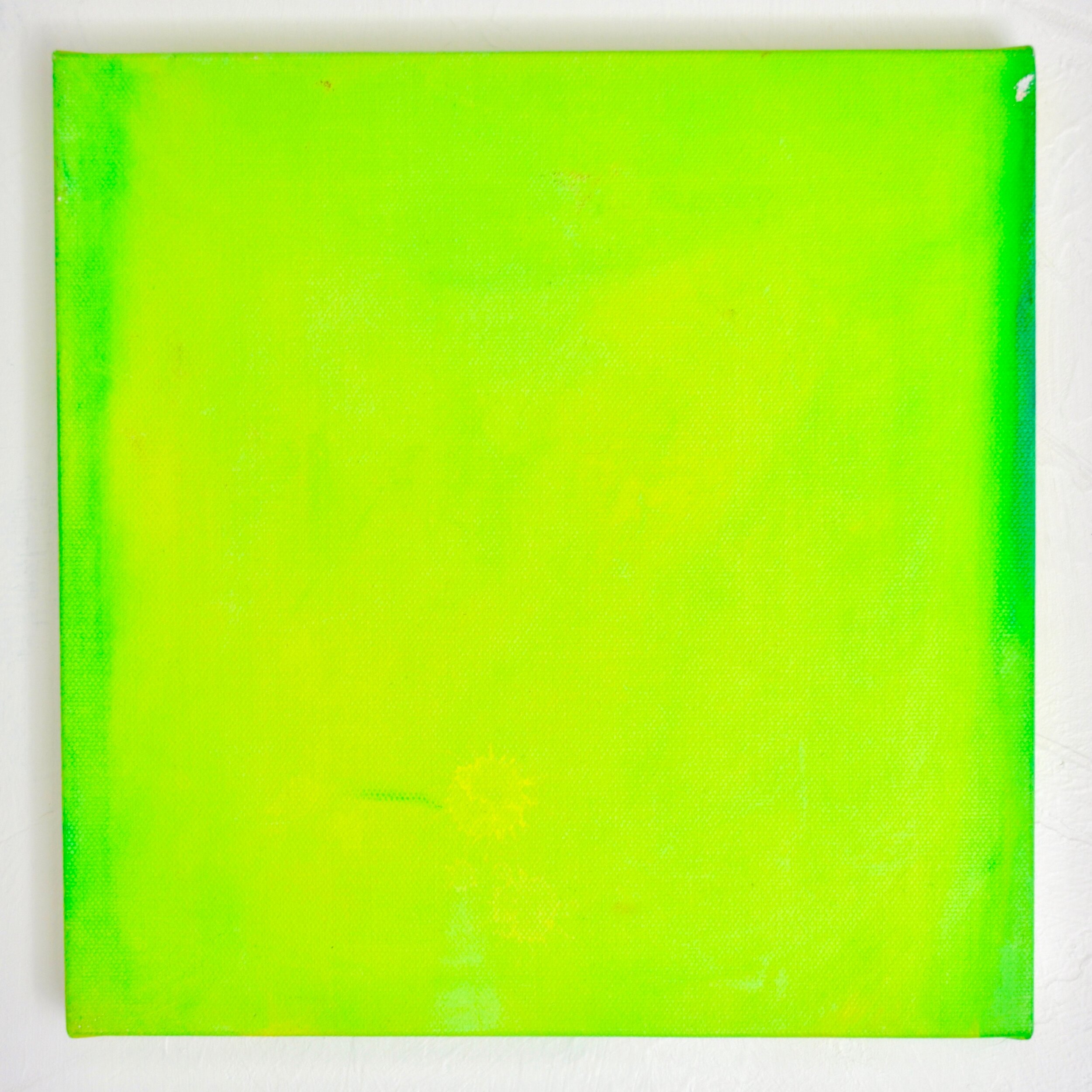  Jane Swavely,  Green Screen , 2020. Oil on canvas. 12 x 12 inches. 