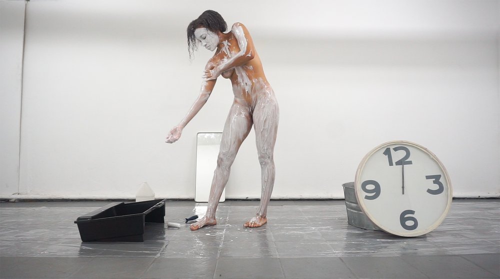  Asia Stewart,  La Négresse blanche , 2020, Performance, 360 minutes, SLEEPCENTER, NY. 
