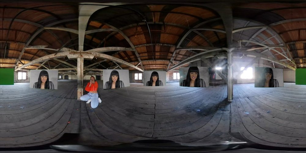  Caroline Garcia,  Choose Your Fighter  (video still), 2020, Virtual reality / 360-degree video, color, sound, 3 minutes, 25 seconds. 