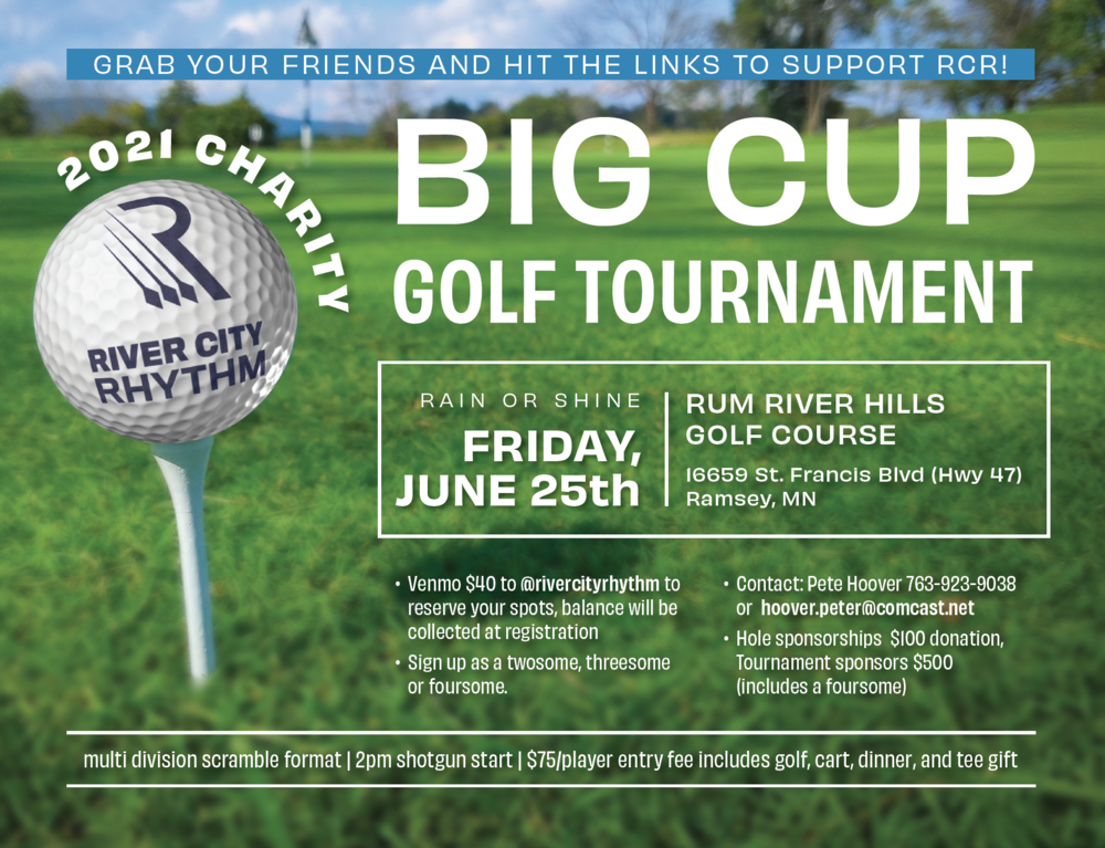 Charity Golf Event – Turnamen Golf Big Cup River City Rhythm pada hari Jumat, 25 Juni 2021