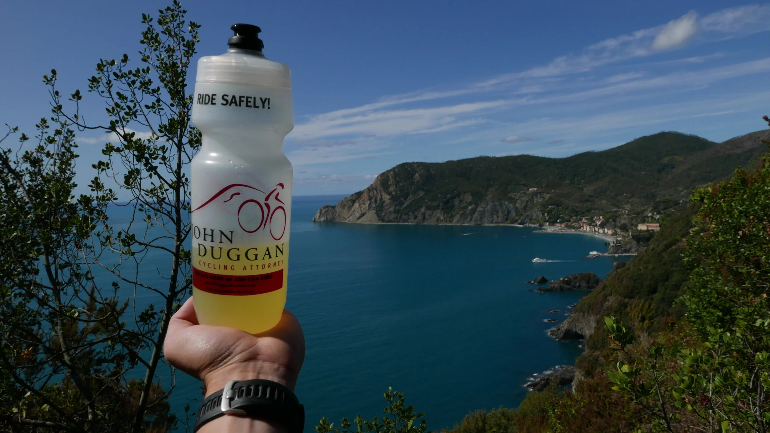  Jack Duggan with JD in Cinque Terre, Italy. &nbsp; 