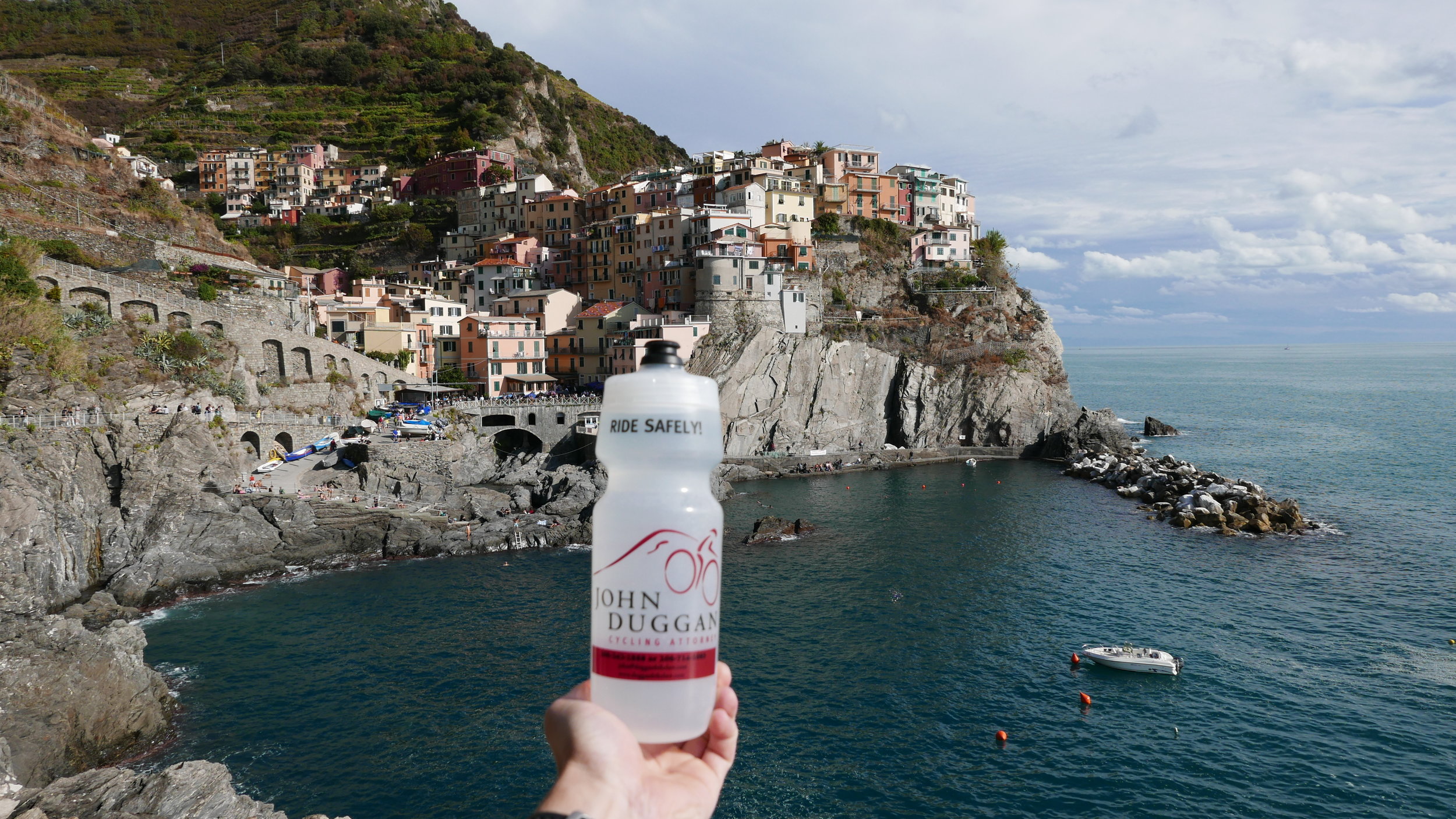  Jack Duggan with JD in Cinque Terre, Italy 