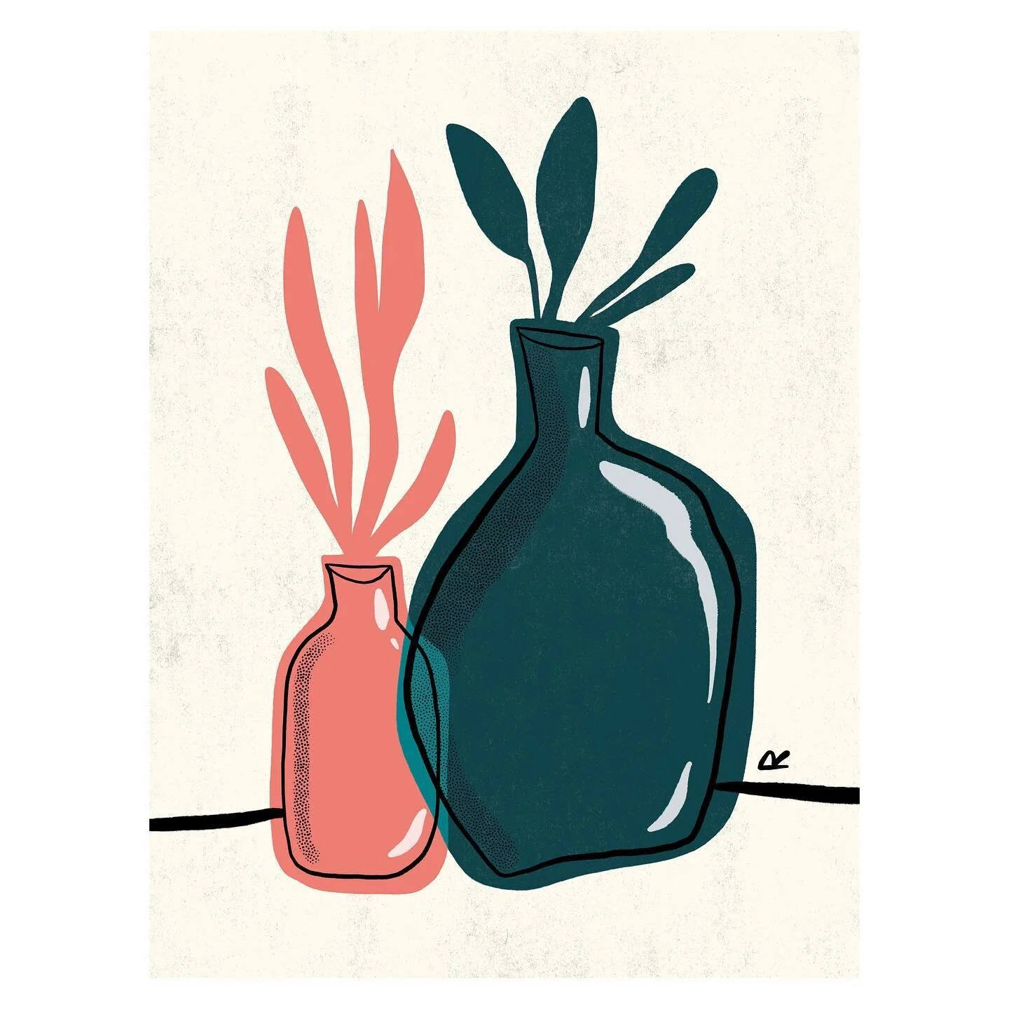 Little vase, big vase. 

#illustration #lineart #abstractart #draw #drawing #sketchbook