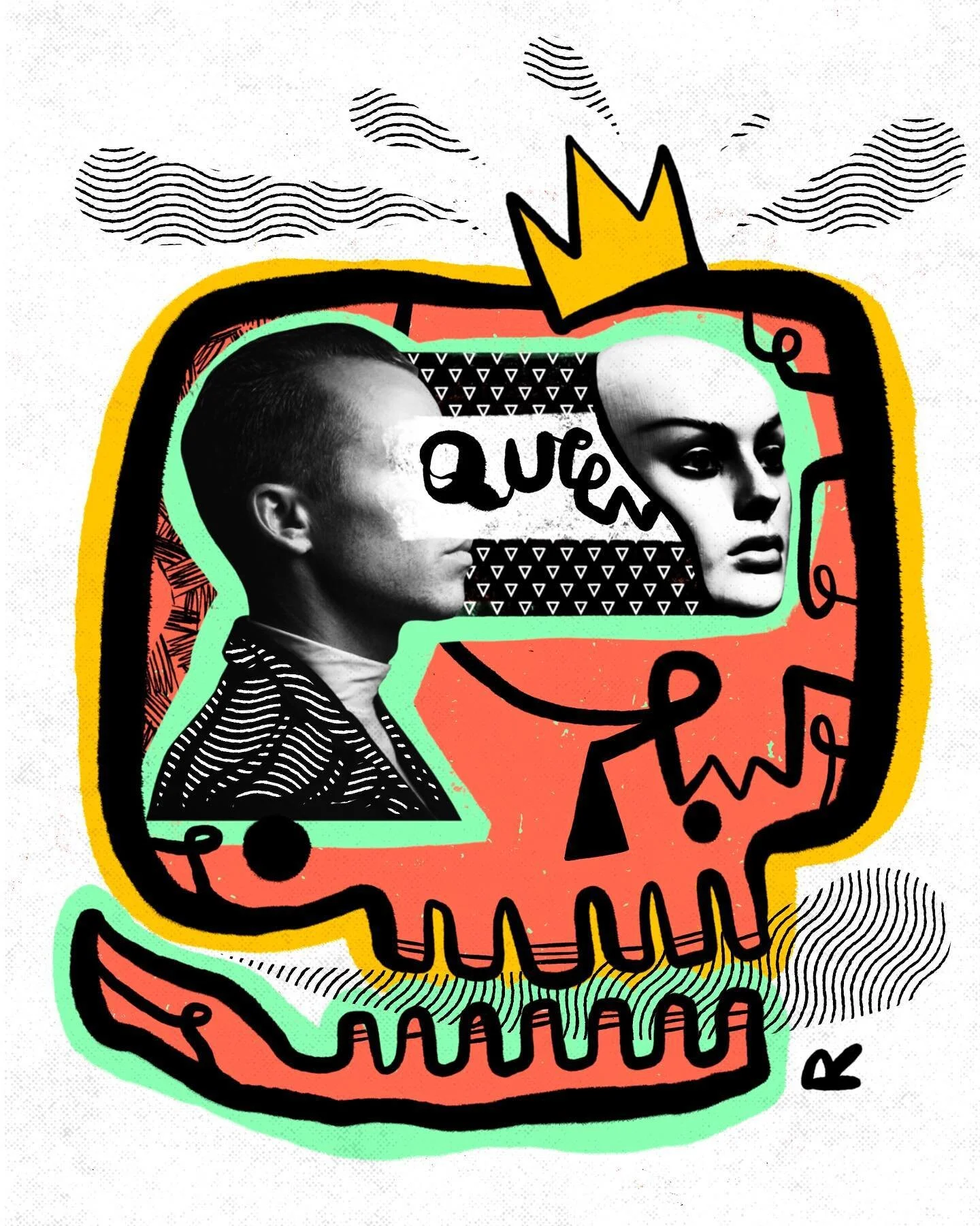 Queen 

#painting #illustration #collageart #digitalcollage #art #illustrator #sketchbook #queen