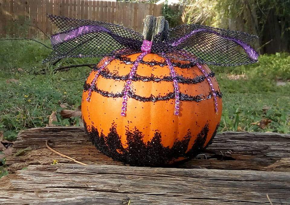 Decorated Pumpkin