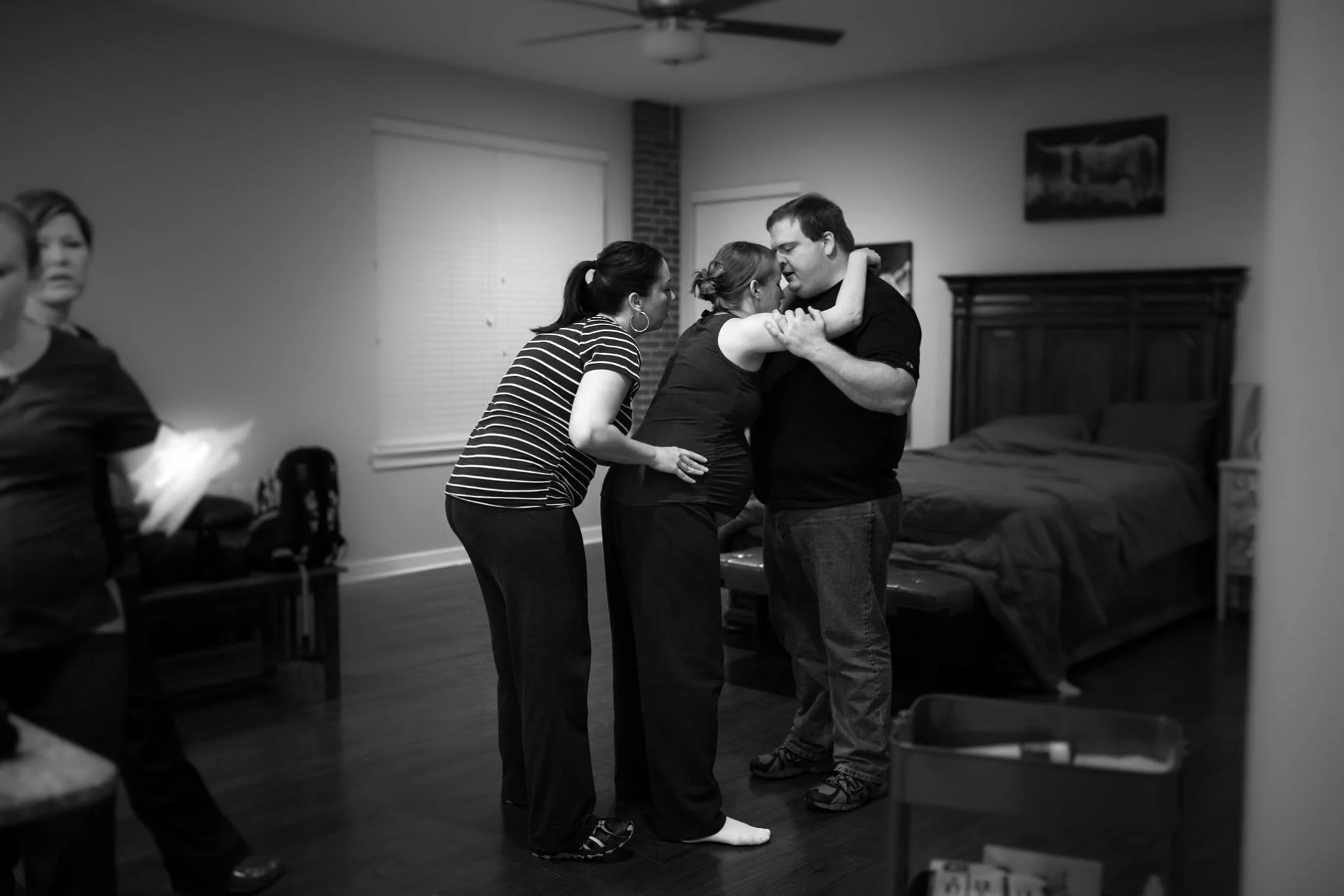 The Birth Dance Position is great for use during labor!