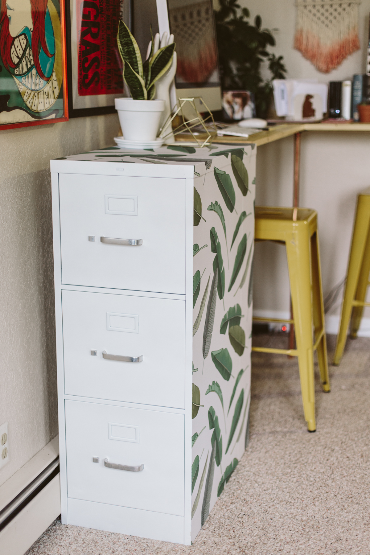 How to Zhuzh Up Filing Cabinets for Stylish Storage  Chair Whimsy