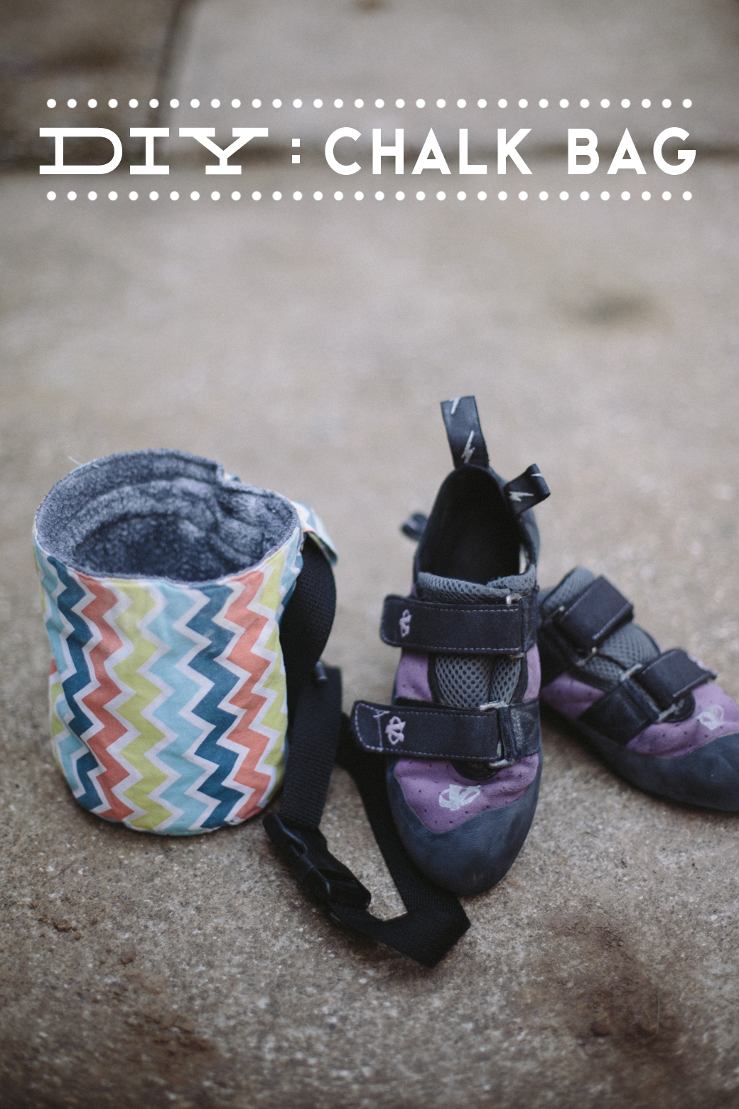 Rock climbing chalk bag pattern — Stitchback DIY trail gear