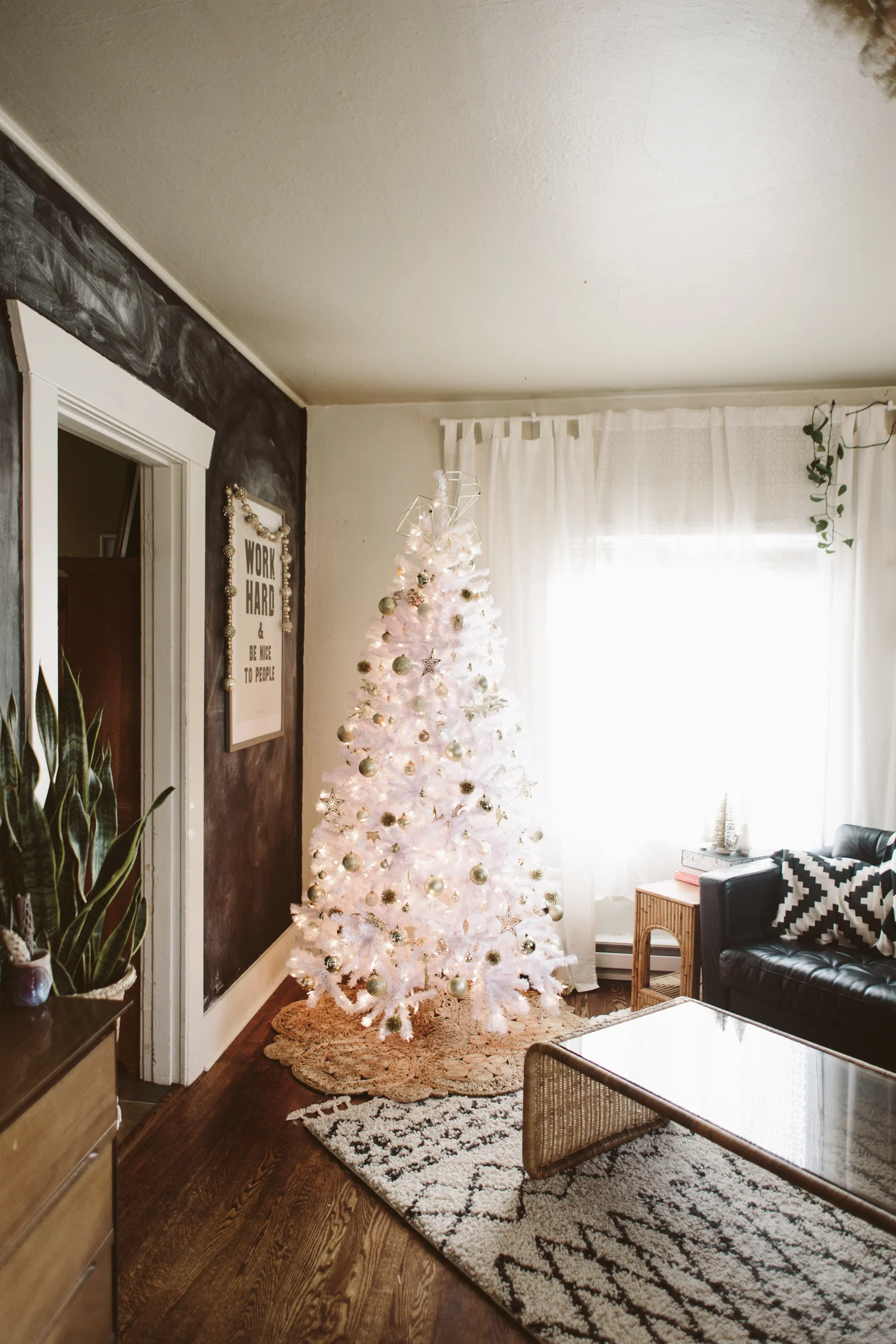 White Christmas Tree