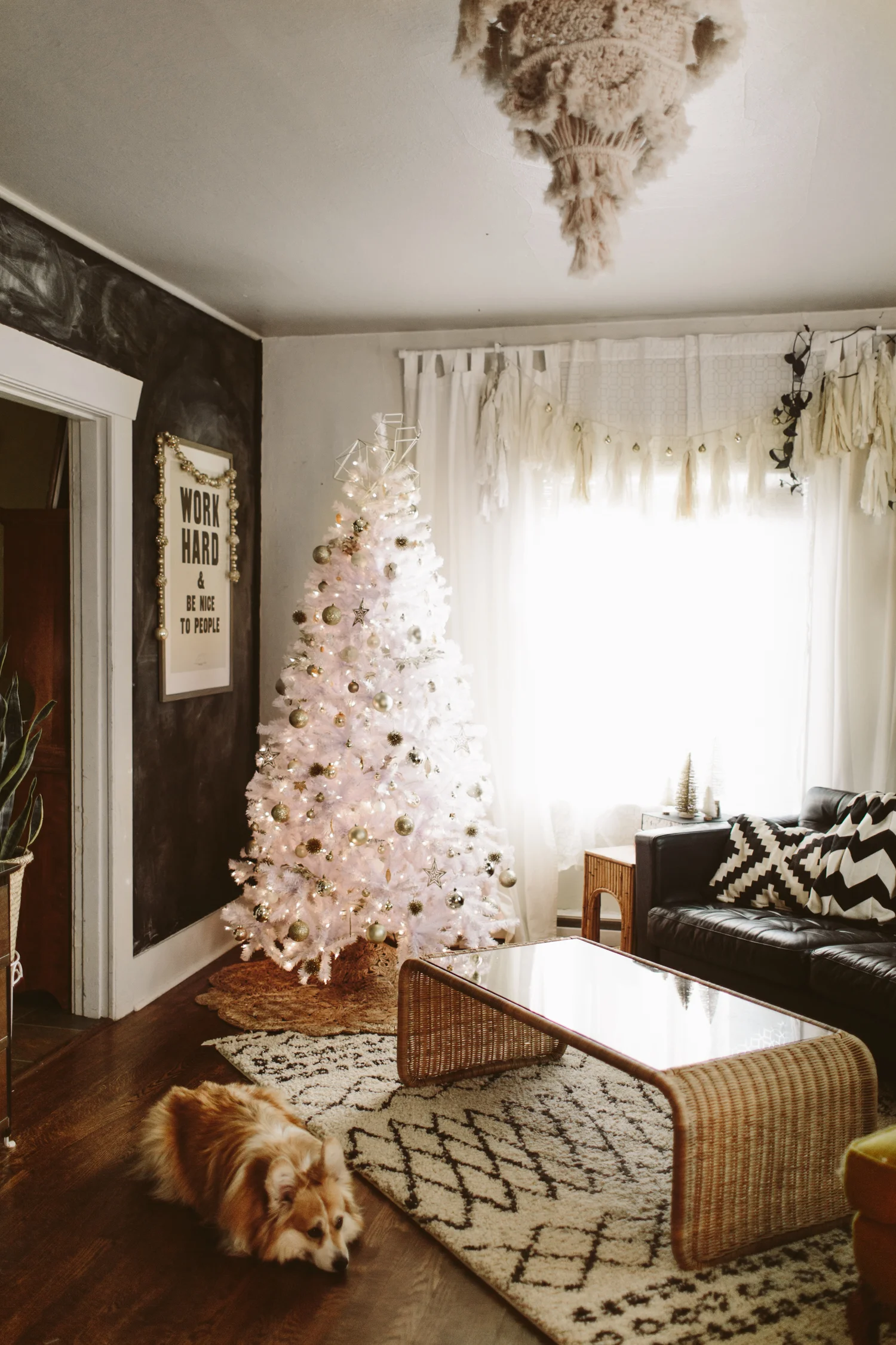 White Christmas Tree