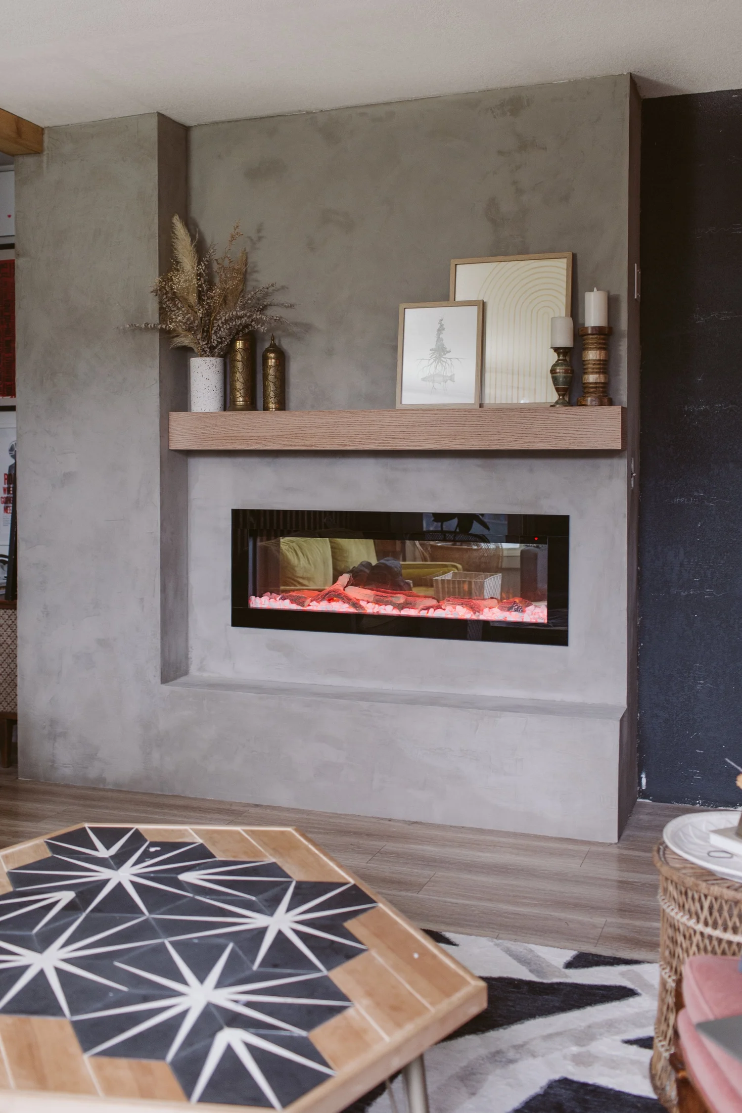 DIY Fireplace build with Ambe Fireplaces — Liz Morrow