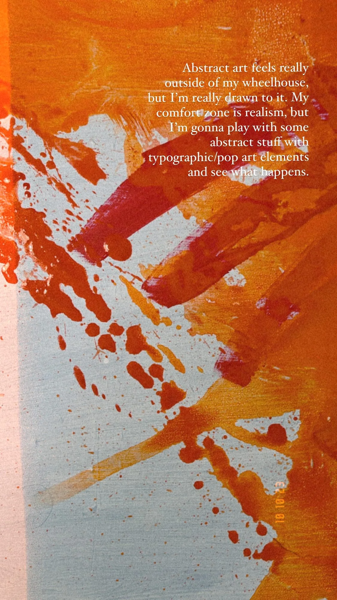 Abstract art making and attuning to intuition