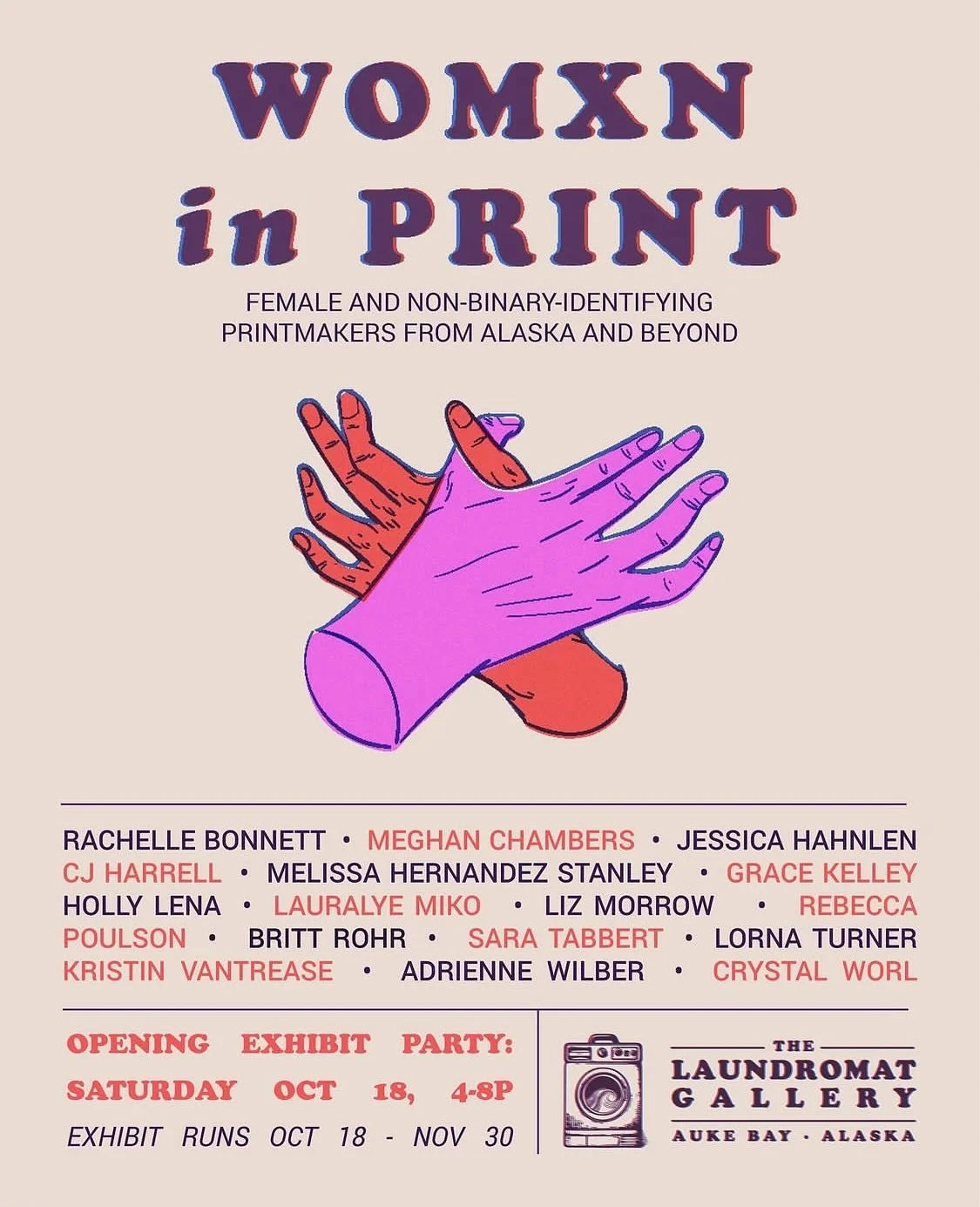 This one feels special. @the.laundromat.gallery&rsquo;s newest show opens today! Womxn in Print is a show highlighting women and non-binary printmakers, and my geese print is on display! My grandparents spent 60 years of their life living on Auke Bay
