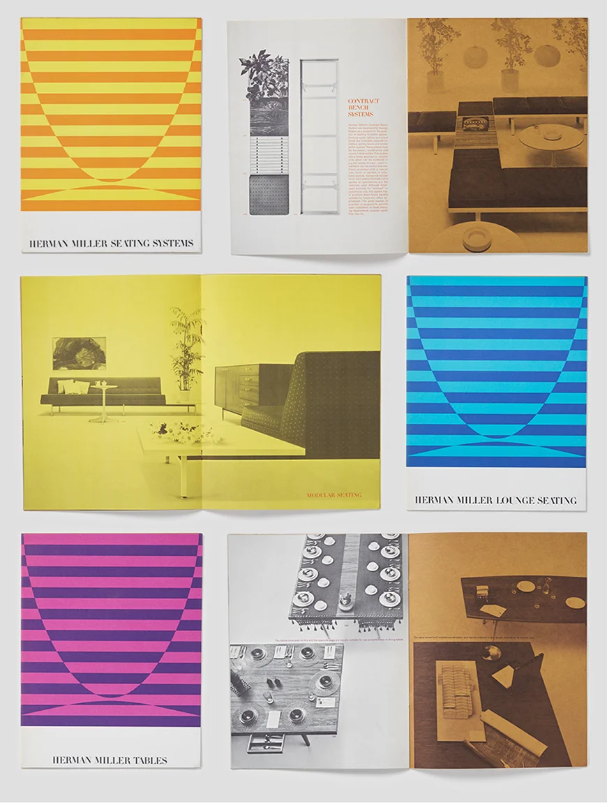 Herman Miller catalog designed by Tomoko Miho.
