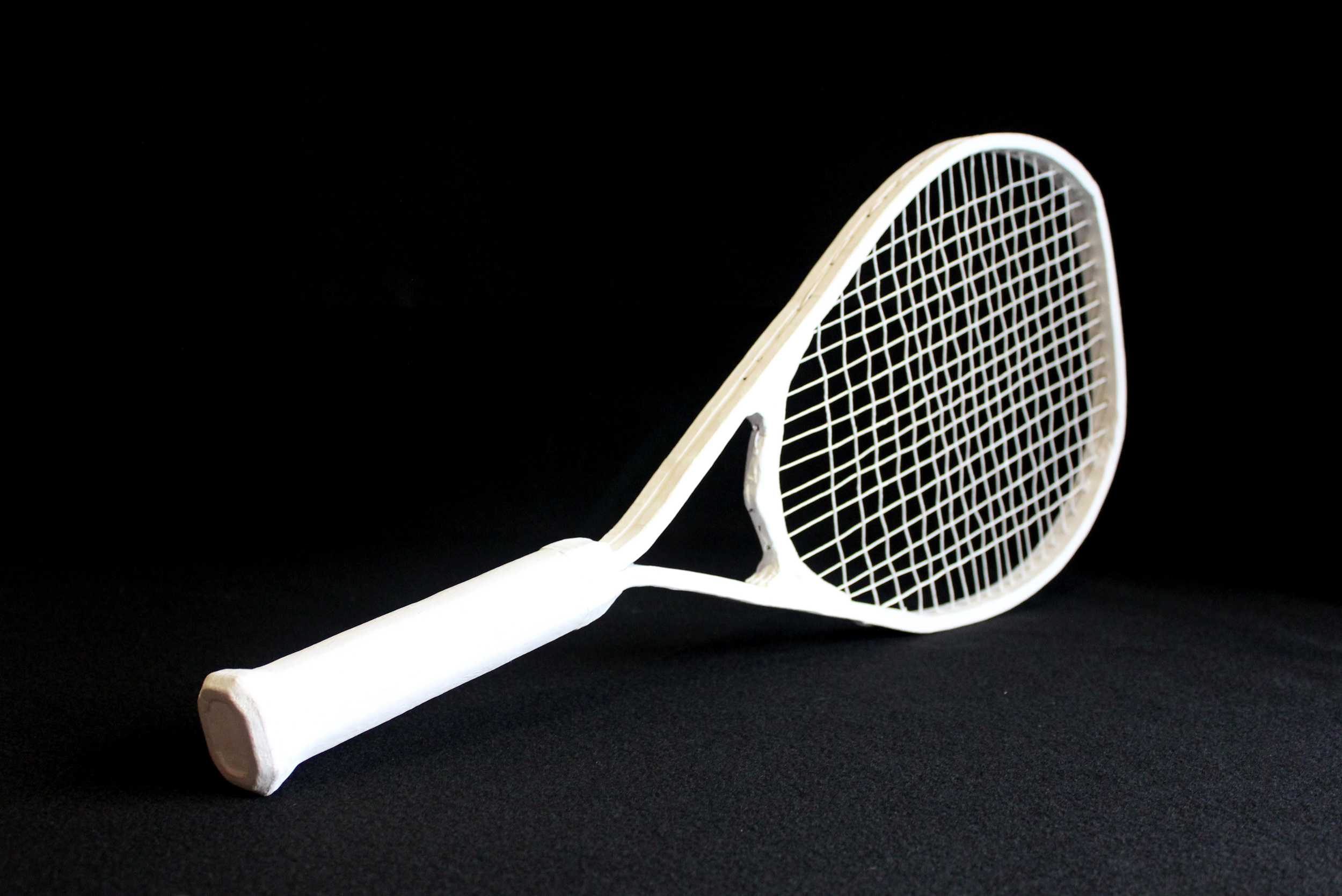 "Racket", recycled paper.