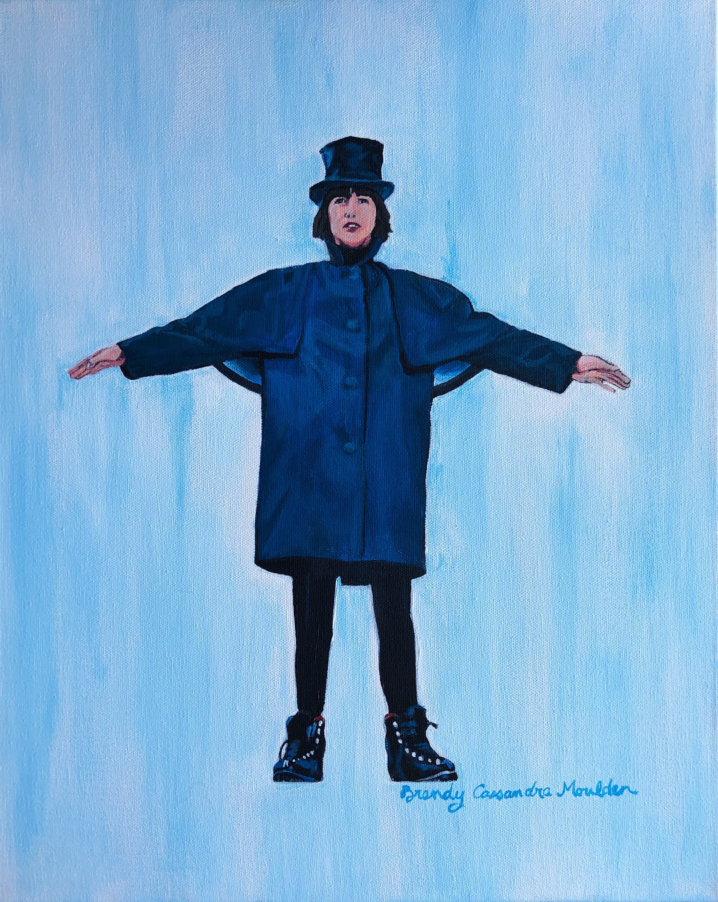 "George", 16"x 20" acrylic on canvas.