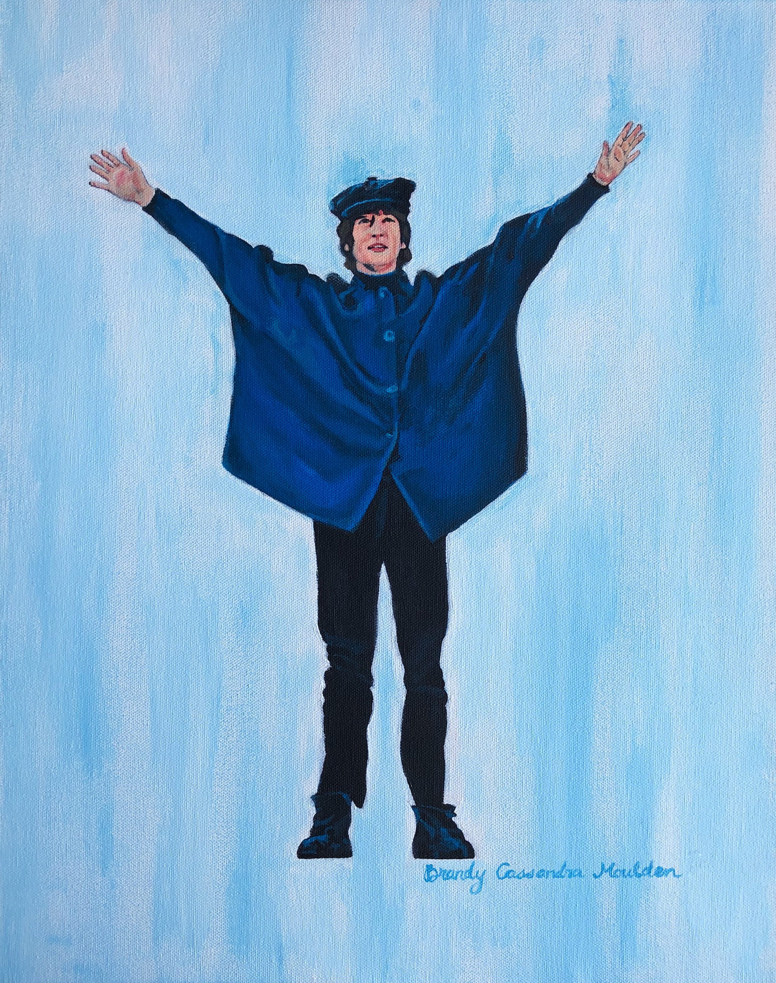 "John", 16"x 20" acrylic on canvas.