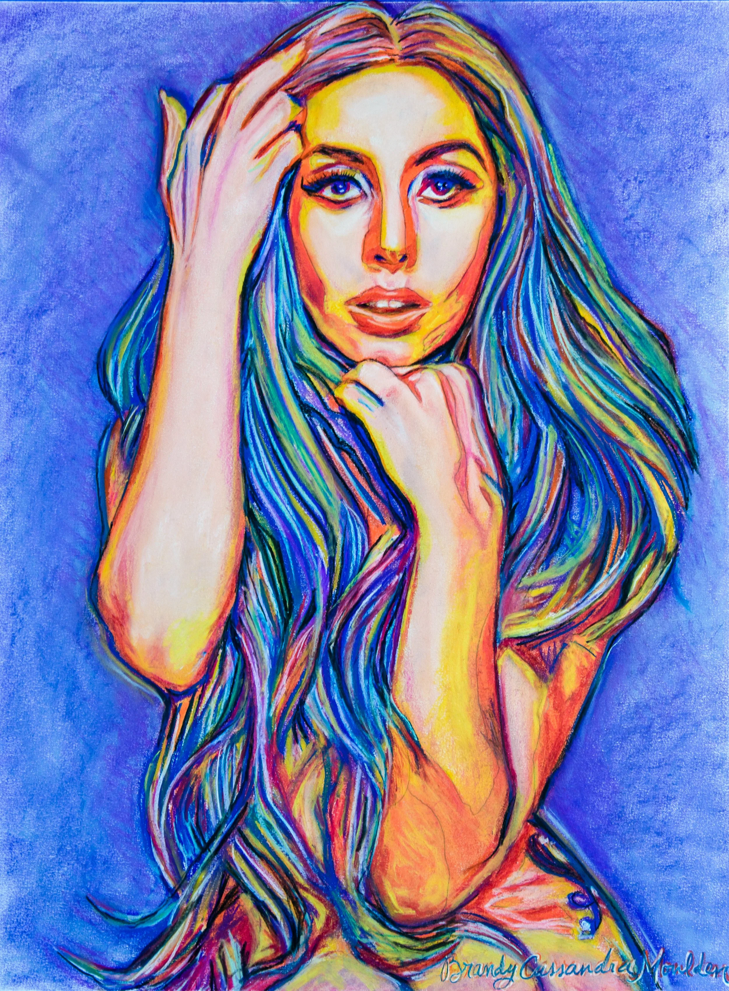 lady gaga pastel.JPG