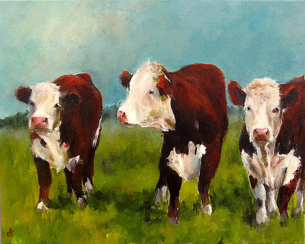 Herefords in the Afternoon