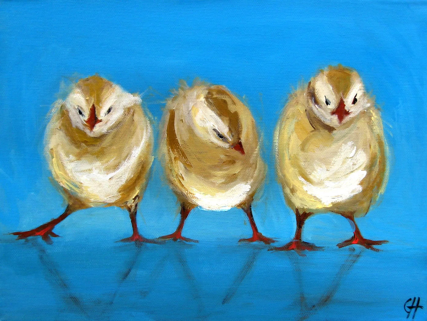 Three Chicks