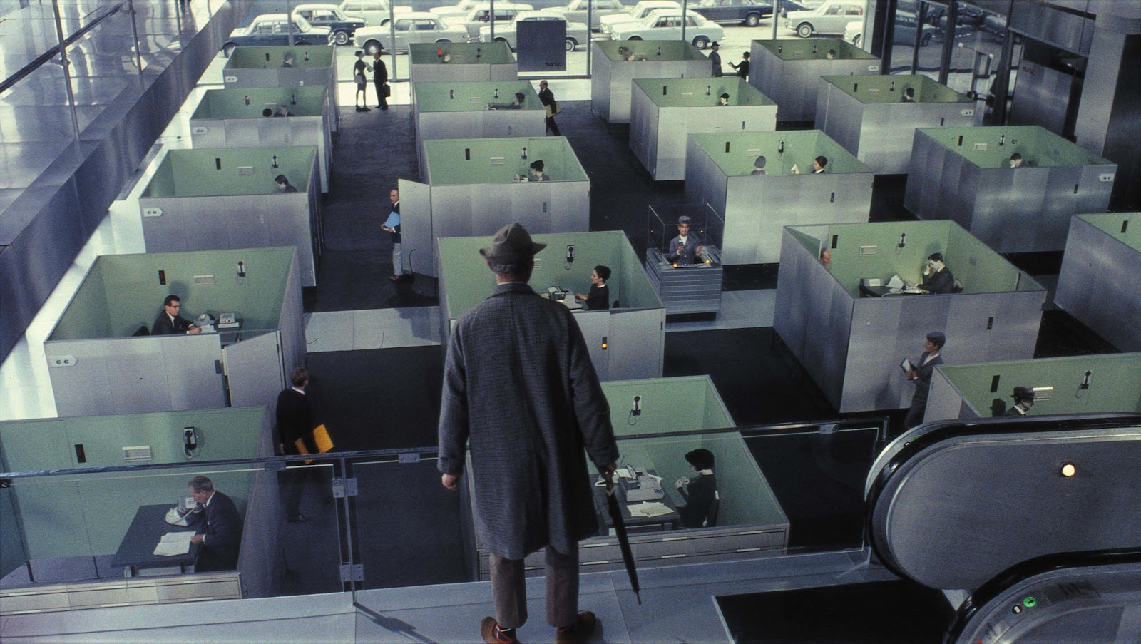 Monsieur Hulot in Jacques Tati’s Playtime