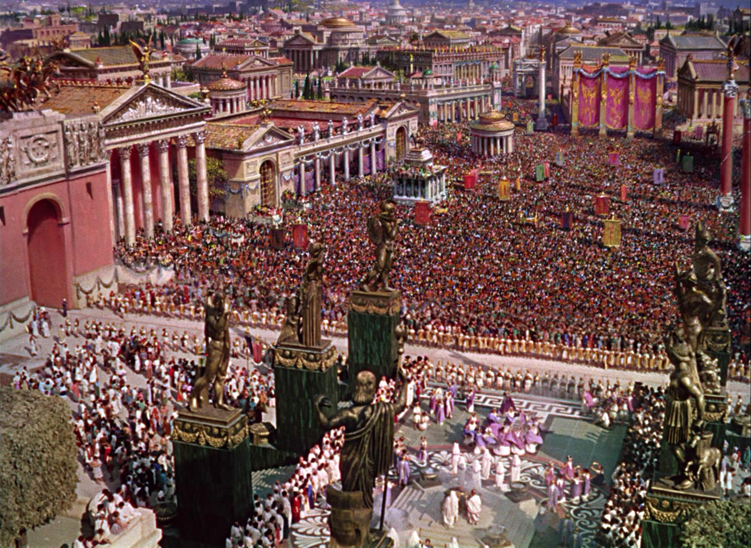 The masses before the Imperial palace