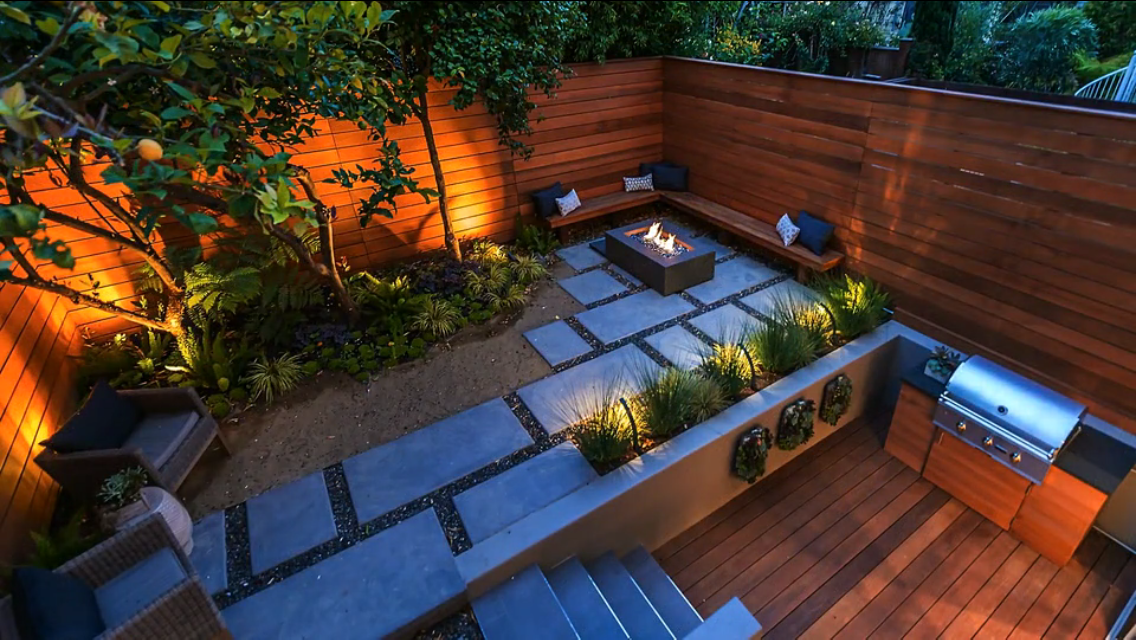 Backyard in the Castro, after