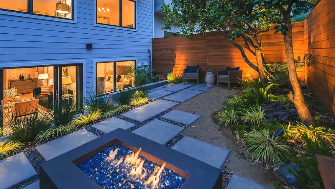 Backyard in the Castro, after
