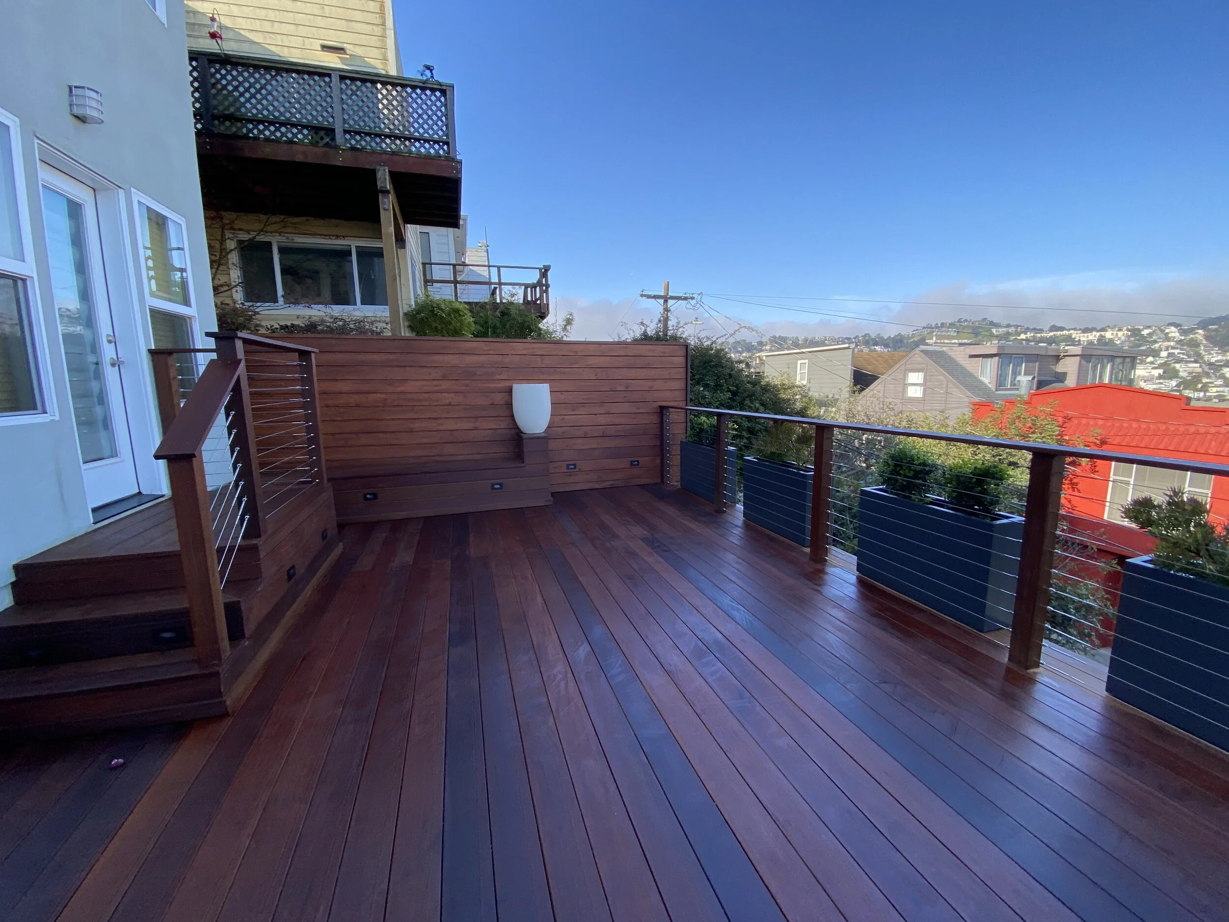 A high perch in Bernal Heights, after