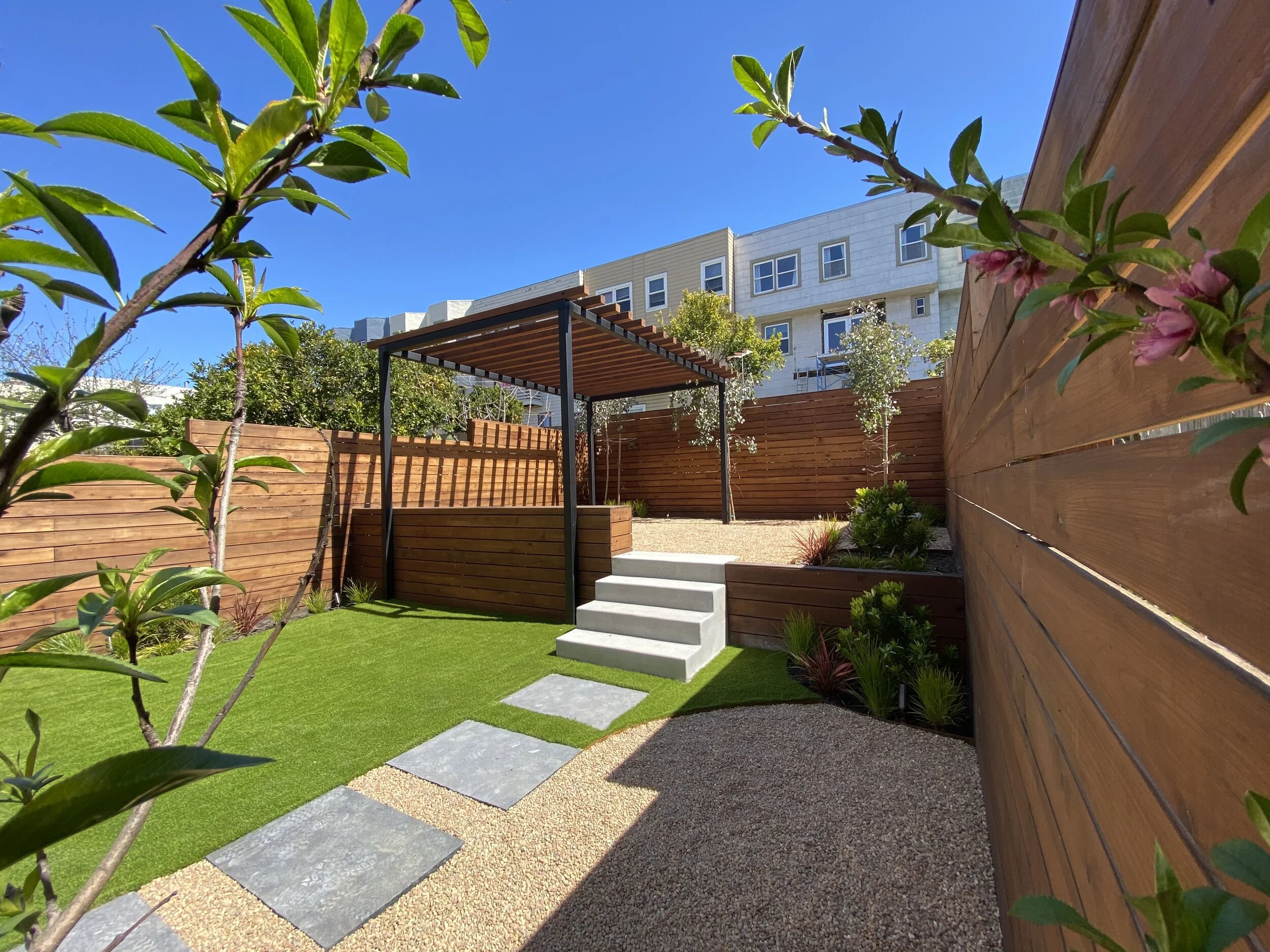 Backyard in the Outer Mission, after