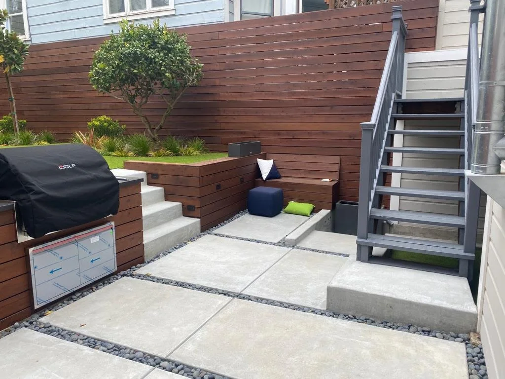Backyard in Noe Valley, after