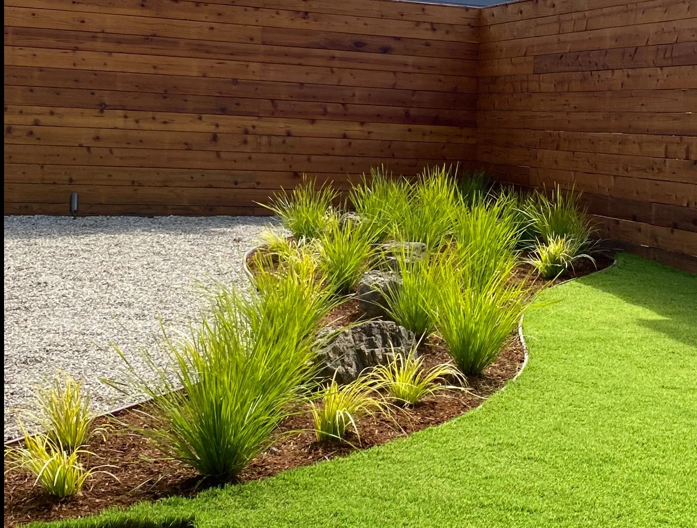 Sunset yard, after
