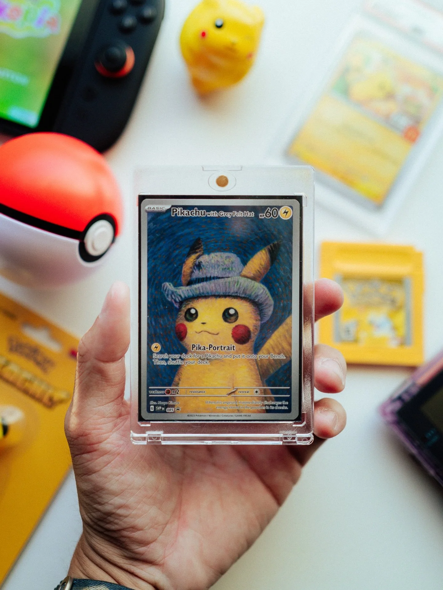 Picked up my grail card today 🥹 &ldquo;Van Gogh Pikachu&rdquo; 🎨⚡️

#vangoghpikachu #pokemontcg #pikachu