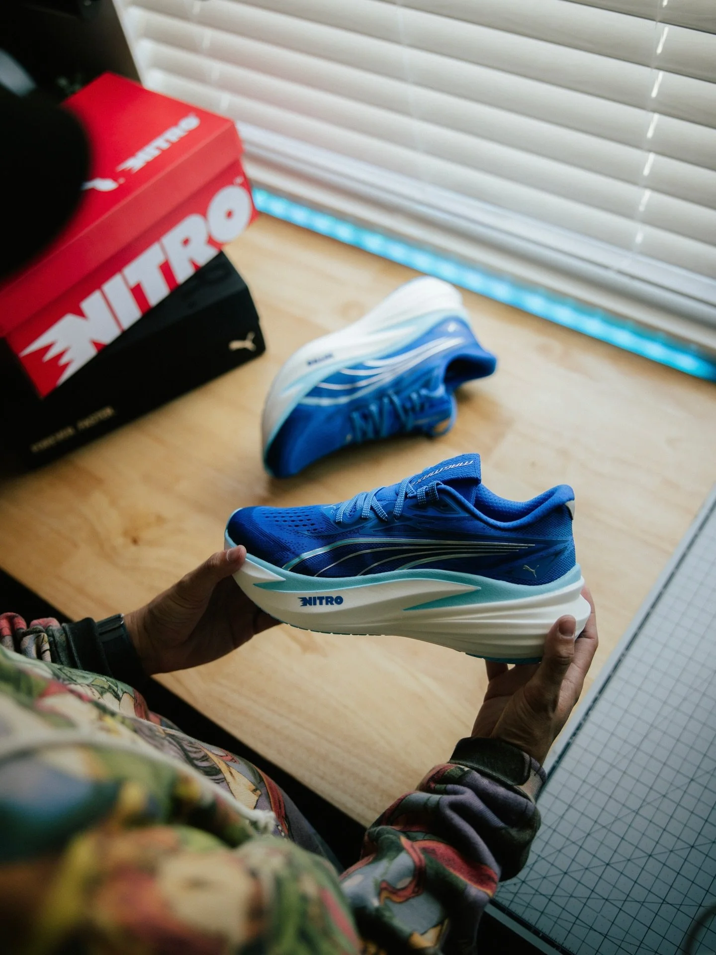 Checking out some new @pumarunning styles 🏃&zwj;♂️💨🙏
I&rsquo;ll let yall know how these feel! 🫡