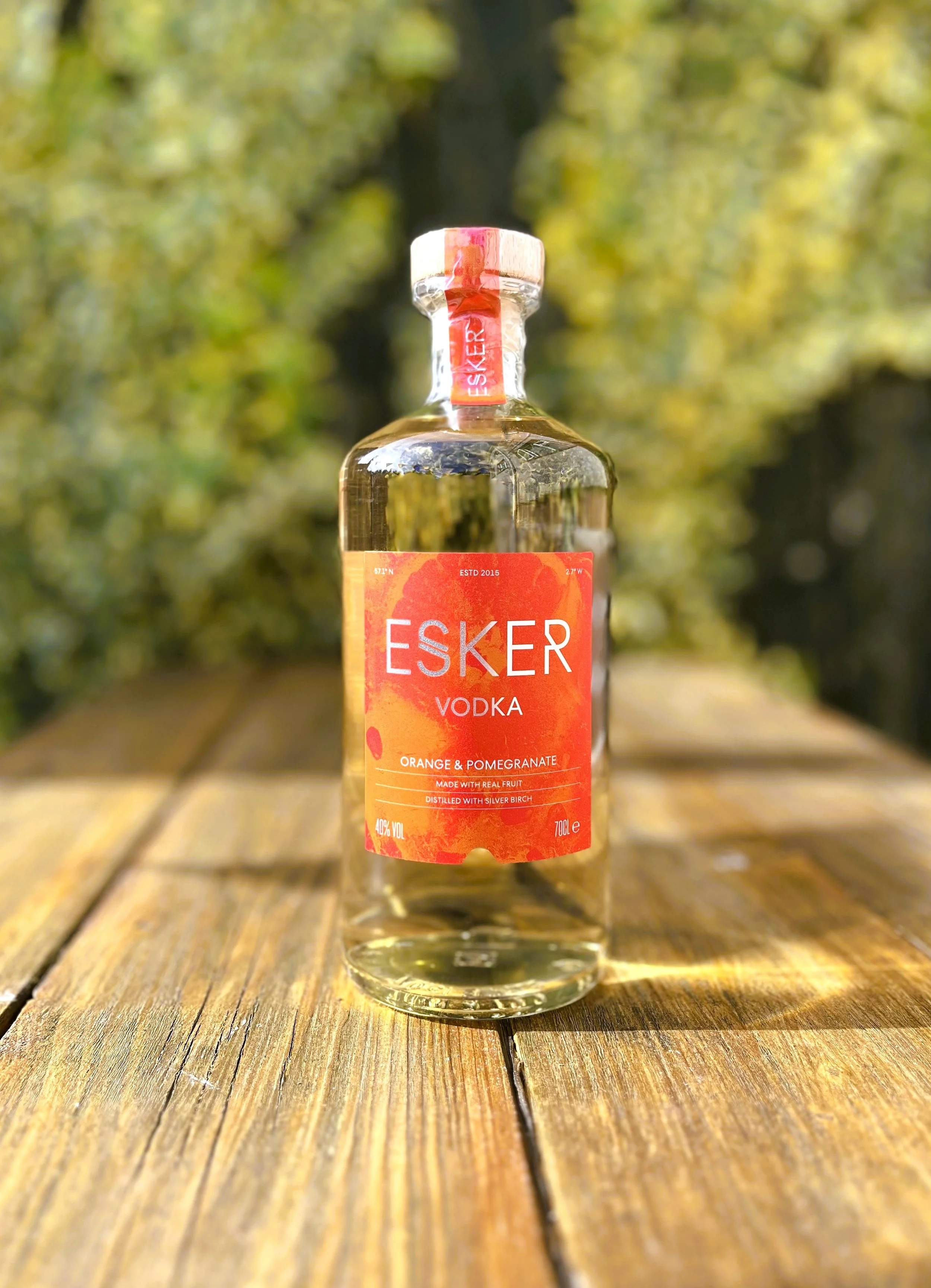 Esker Orange and Pomegranate Vodka