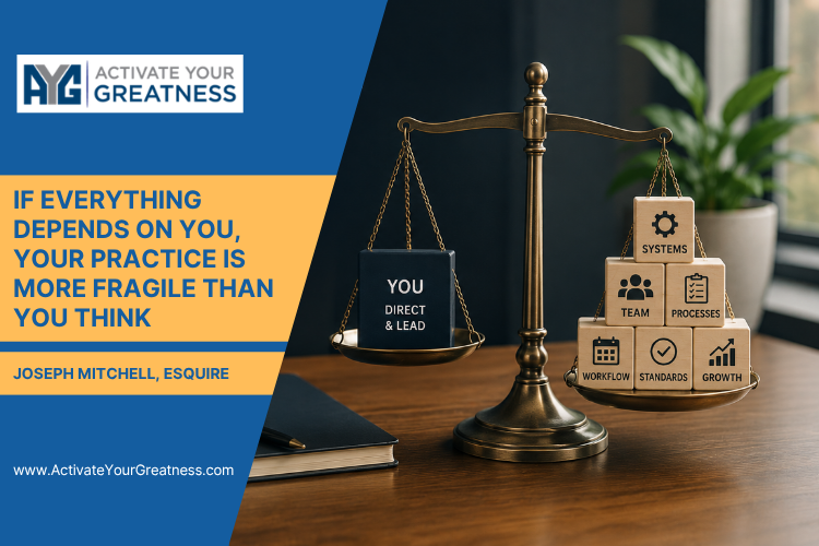 If Everything Depends on You, Your Practice Is More Fragile Than You Think