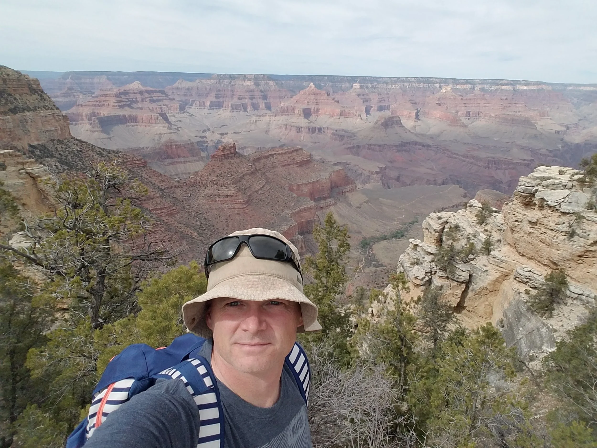 Portrait of the Editor at the North Rim of the Grand Canyon.